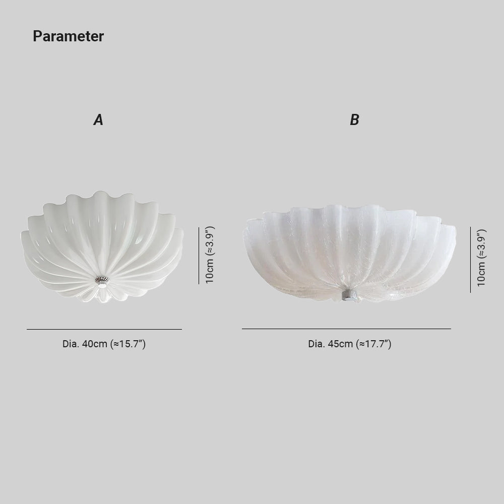 Wyna Blown Glass Ceiling Light - Neutralighting