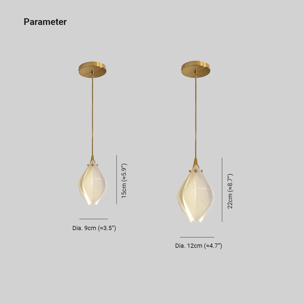 Lustra Pendant Lamp White Floral Ceramic - Neutralighting