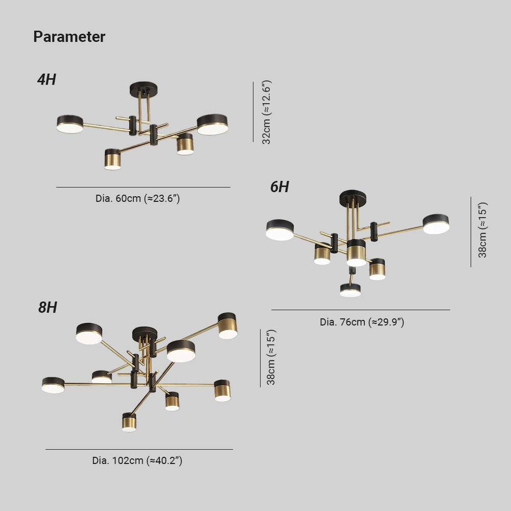 Lysse Spider Jewel Chandelier - Neutralighting