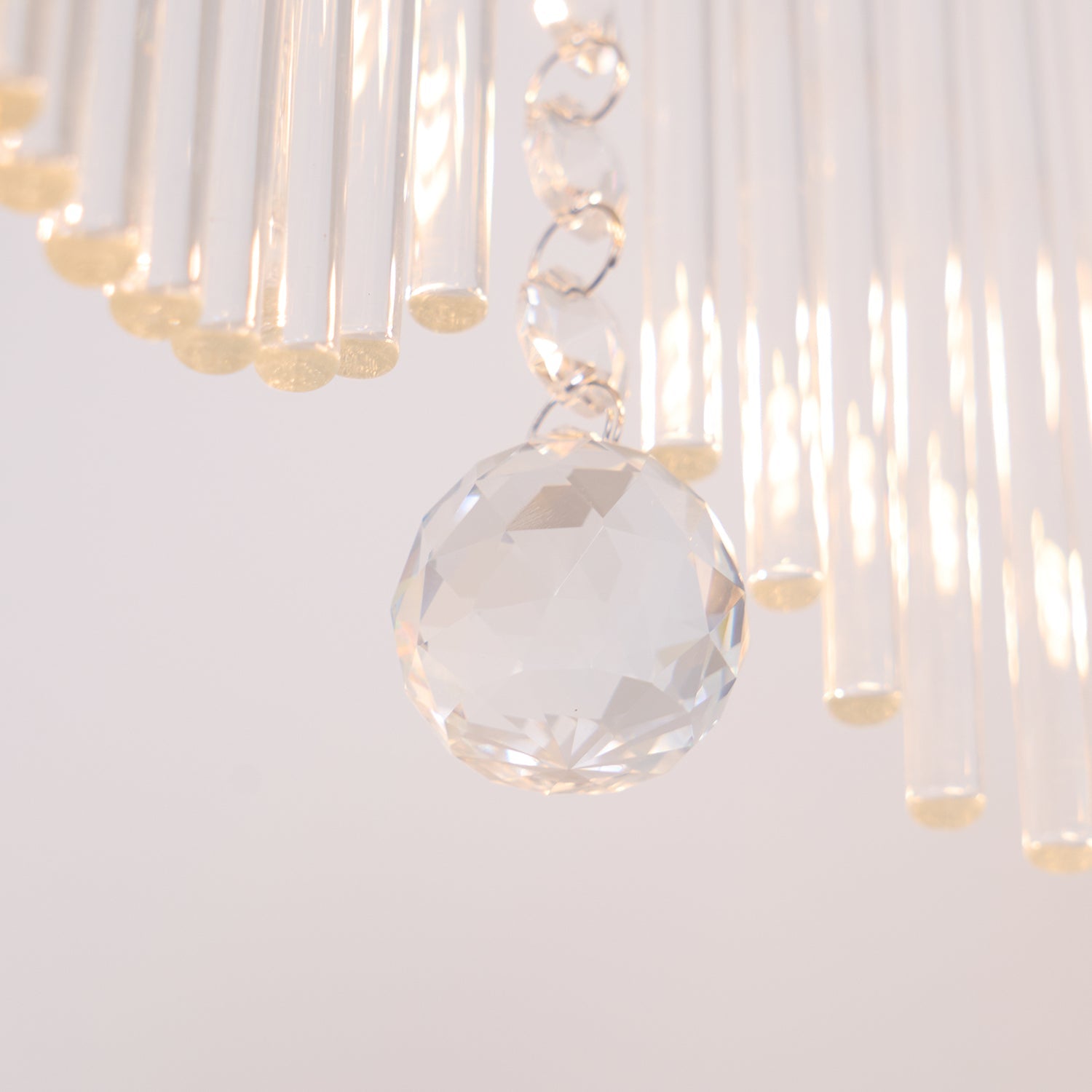 Elias Chandeliers Luxurious Glass Farmhouse - Neutralighting