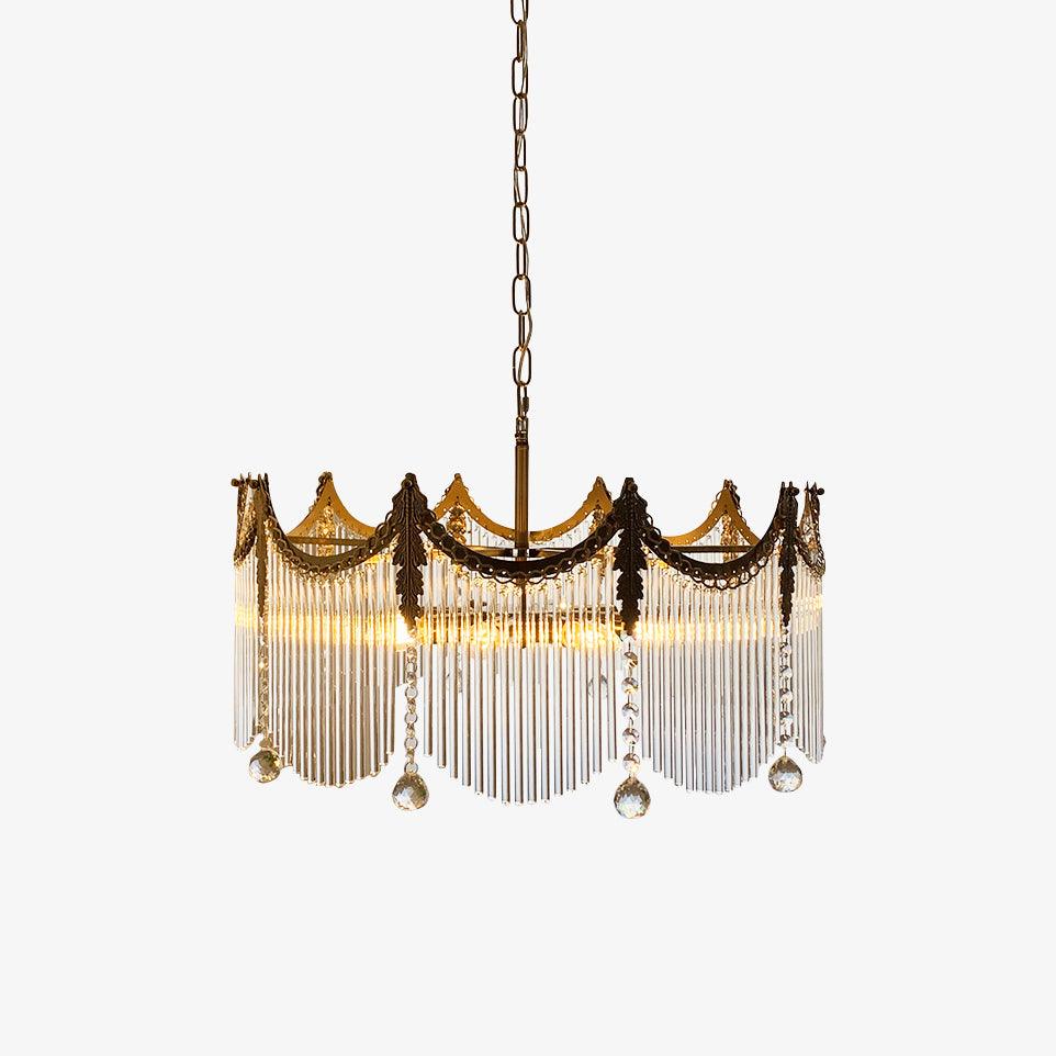 Elias Chandeliers Luxurious Glass Farmhouse - Neutralighting