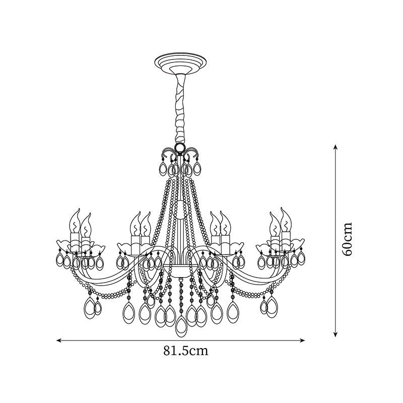 Elysion Gold Crystal Chandelier - Neutralighting