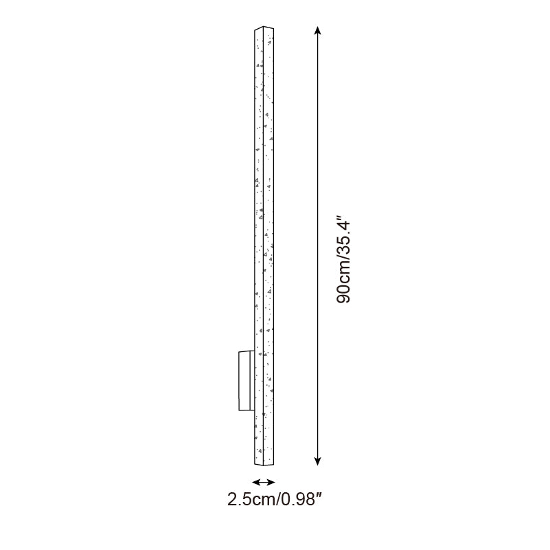 Opalyn Slim Travertine Wall Lamp - Neutralighting