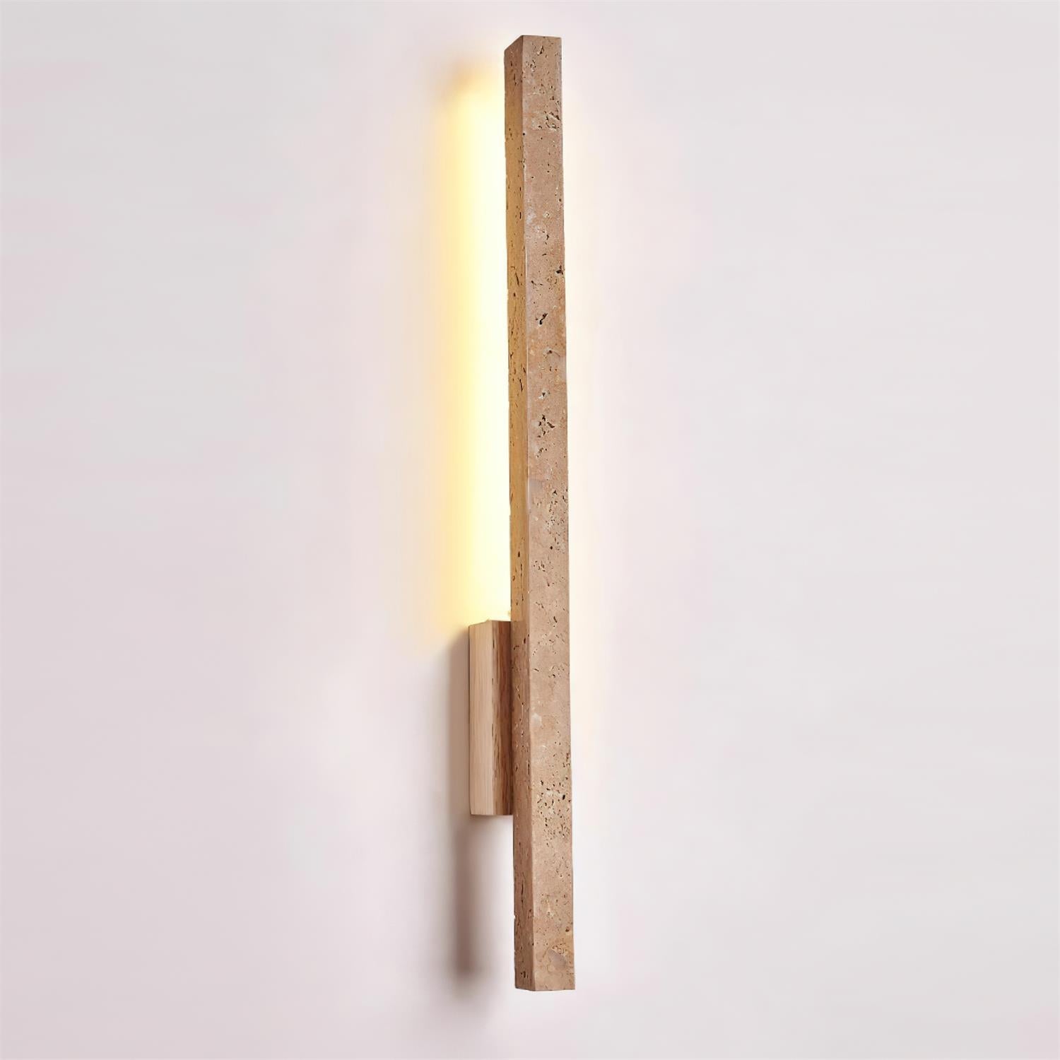 Opalyn Slim Travertine Wall Lamp - Neutralighting