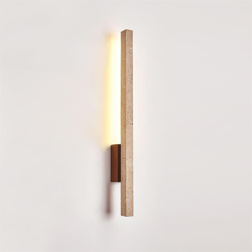 Opalyn Slim Travertine Wall Lamp - Neutralighting