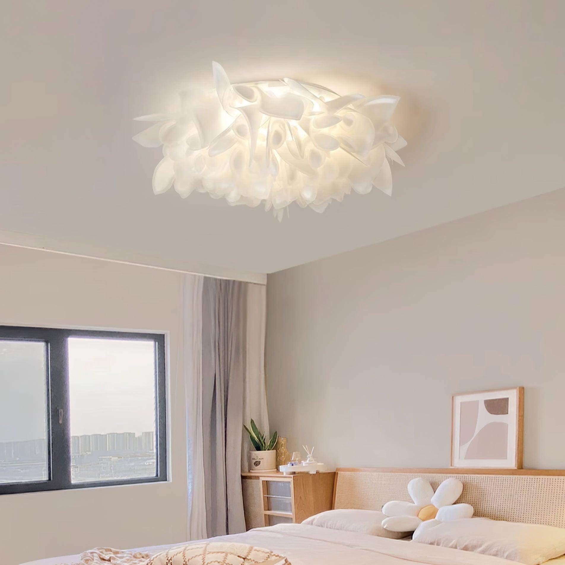 Ceiling Lamp Sculpted Petal Cluster Artistic Modern Statement - Neutralighting