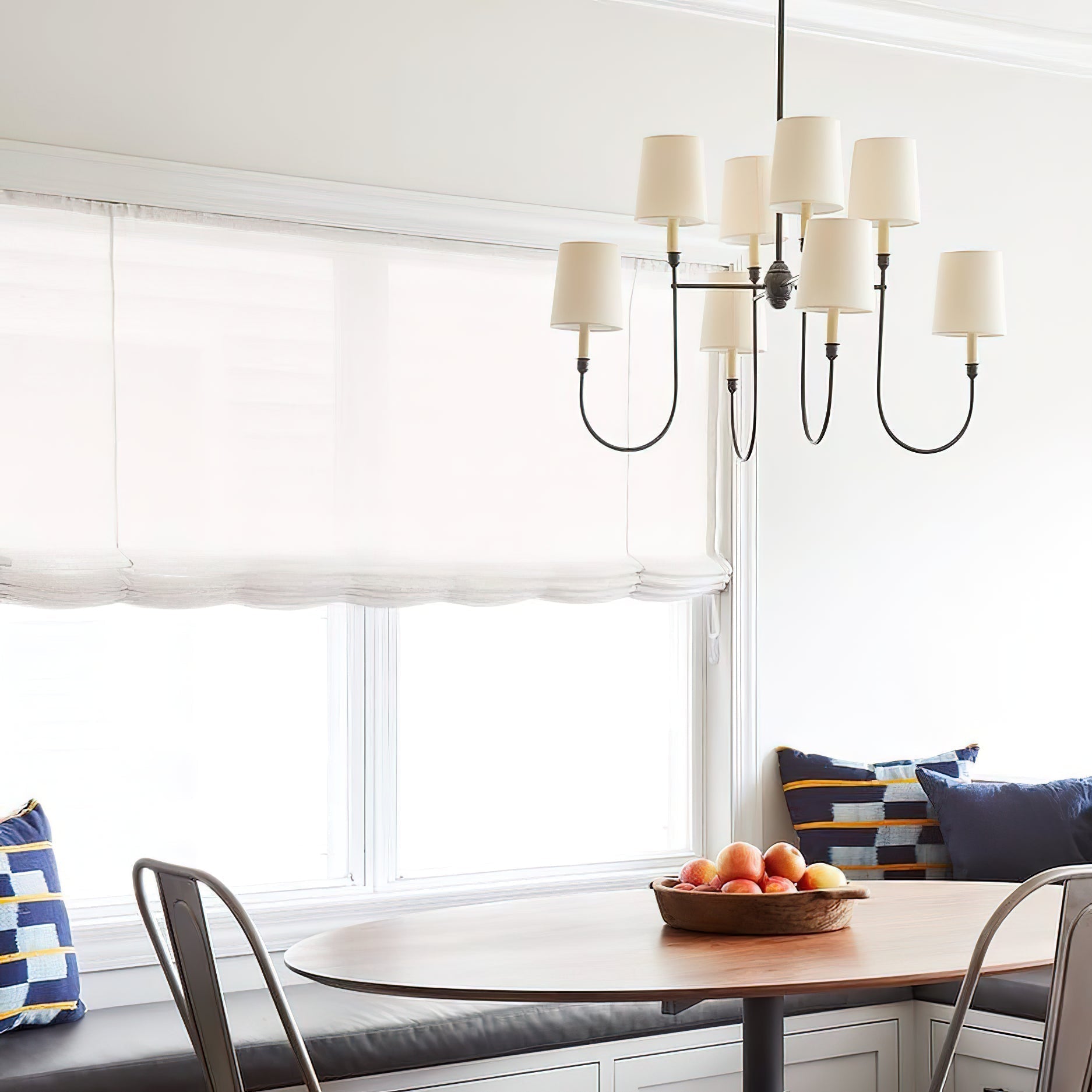 Talia Chandelier Luxury Brass Fabric - Neutralighting