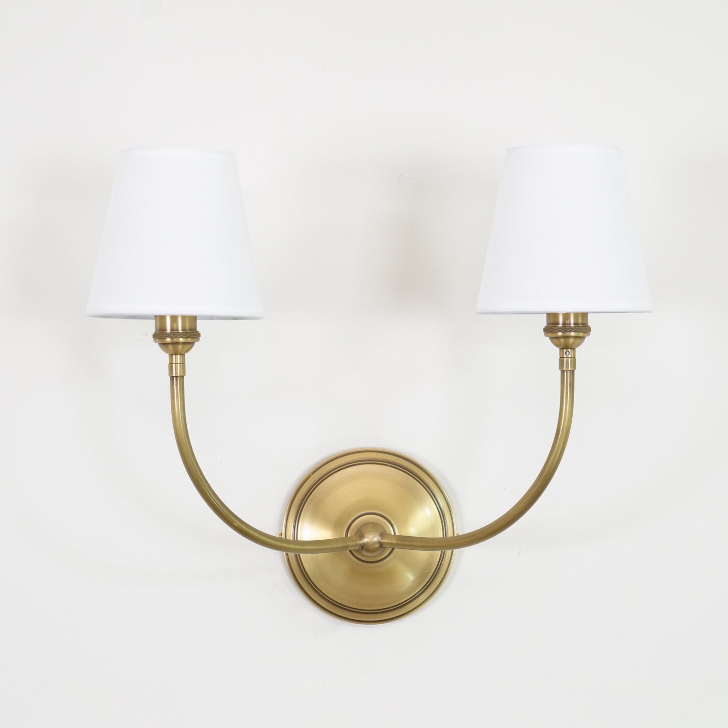 Victor Wall Lamp Black Bronze Fabric - Neutralighting