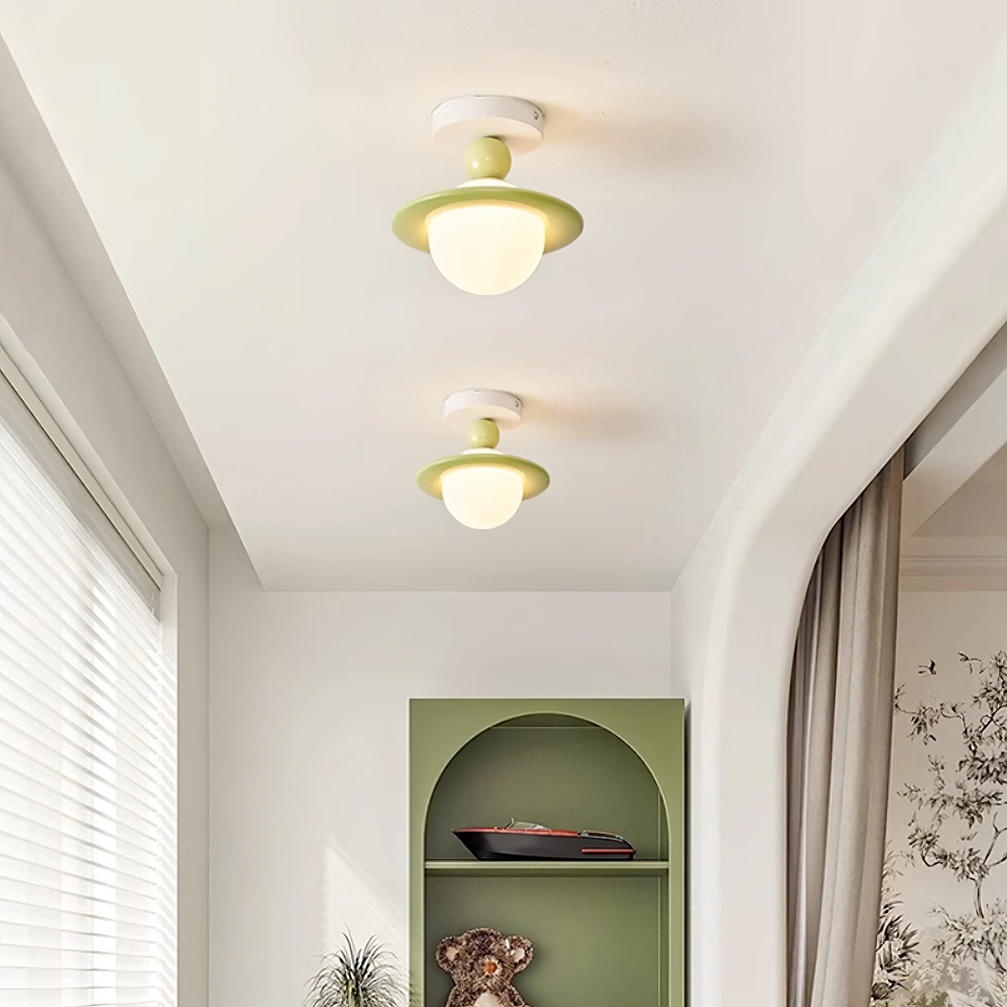 Pivoro Red and White Ceiling Light - Neutralighting