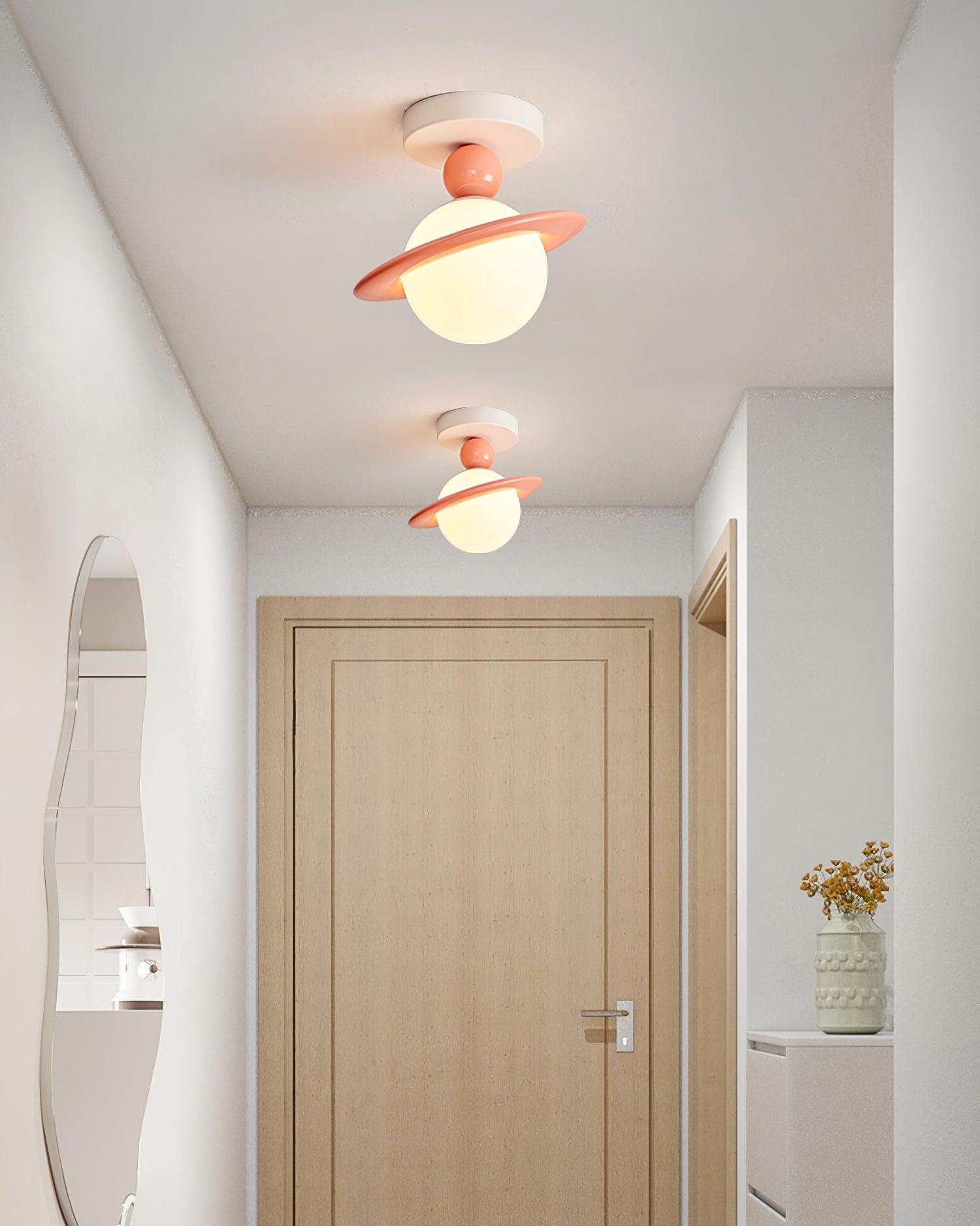 Pivoro Red and White Ceiling Light - Neutralighting