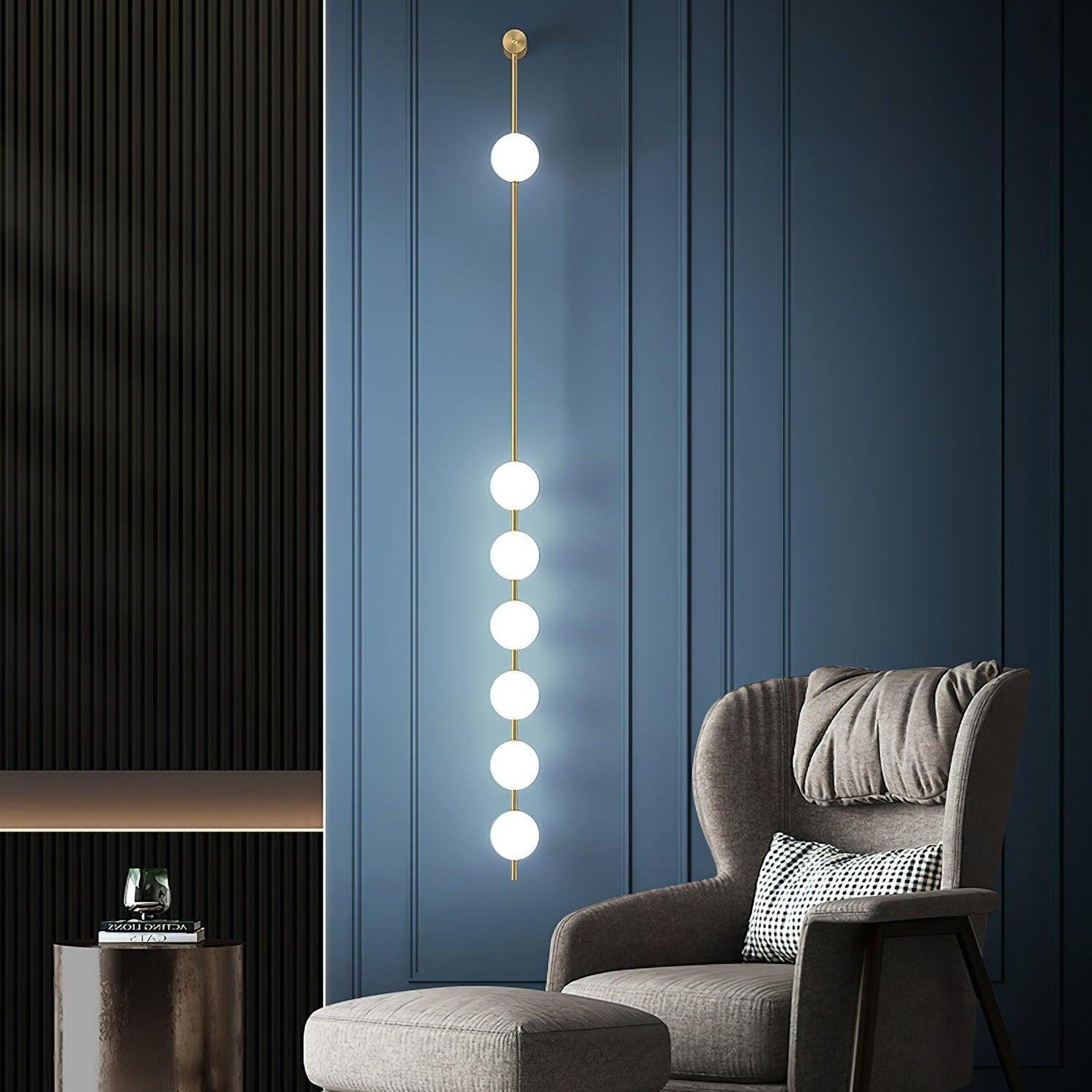 Valentina Vertical Balls Wall Lamp - Neutralighting