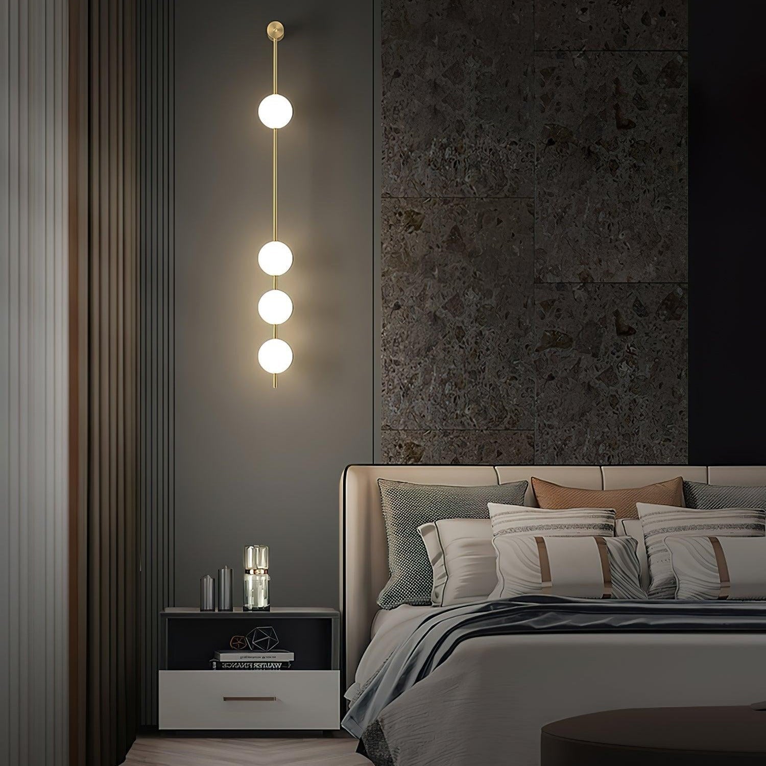 Valentina Vertical Balls Wall Lamp - Neutralighting
