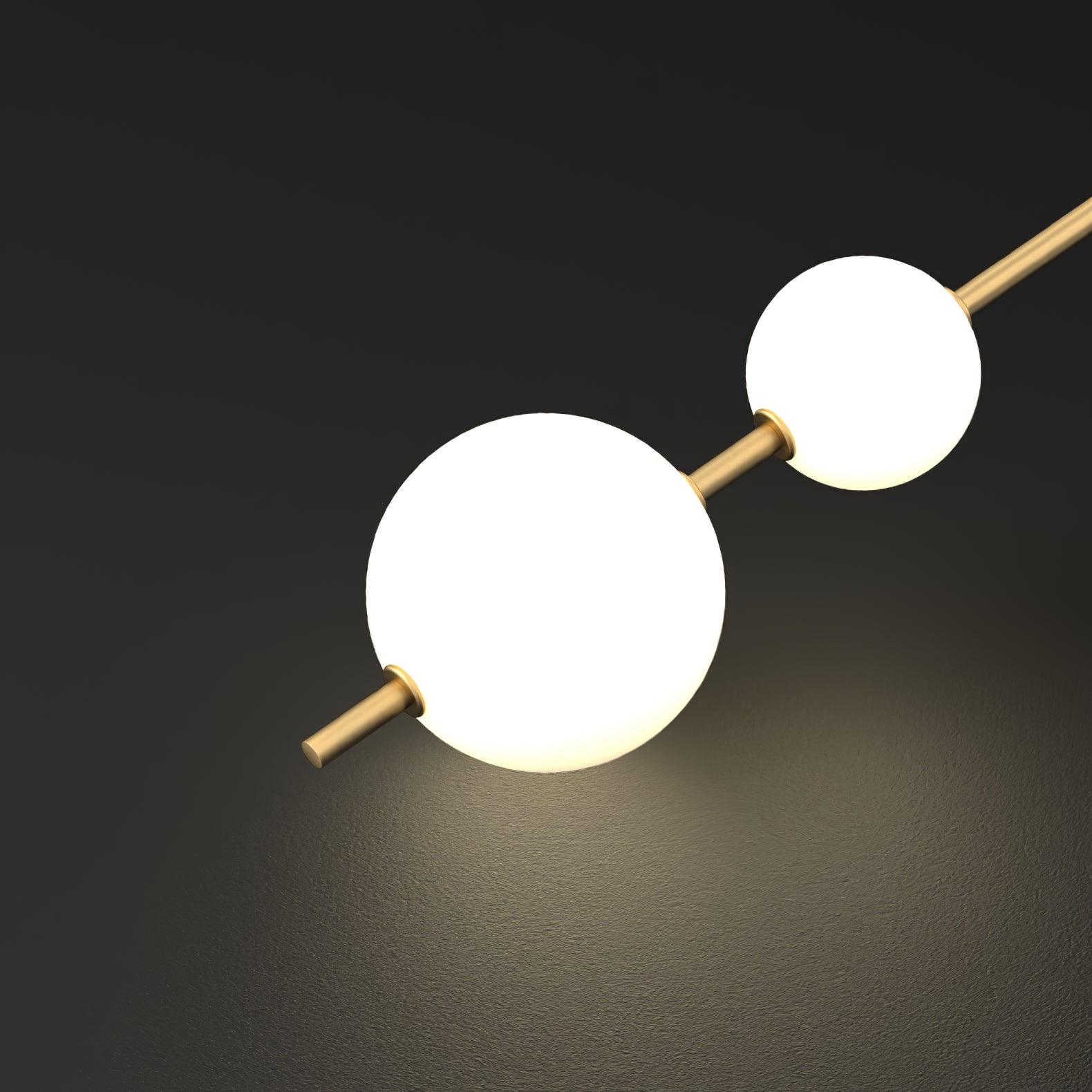 Cerin Vertical Globe Wall Lamp - Neutralighting