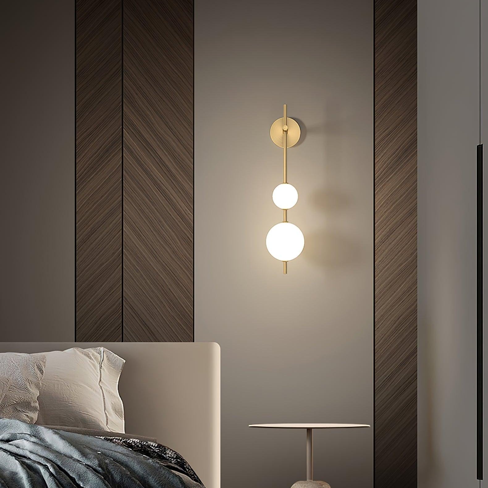 Cerin Vertical Globe Wall Lamp - Neutralighting