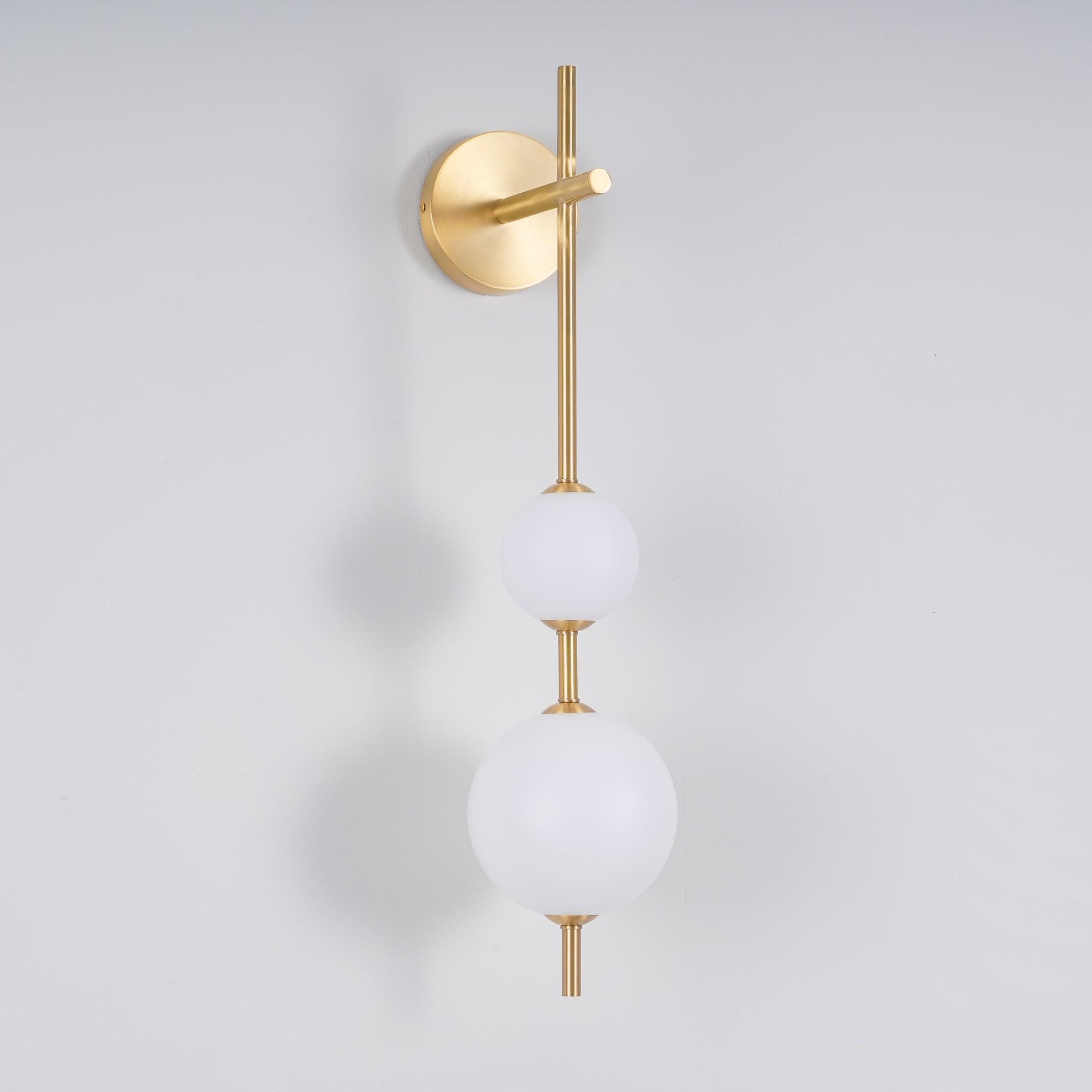Cerin Vertical Globe Wall Lamp - Neutralighting