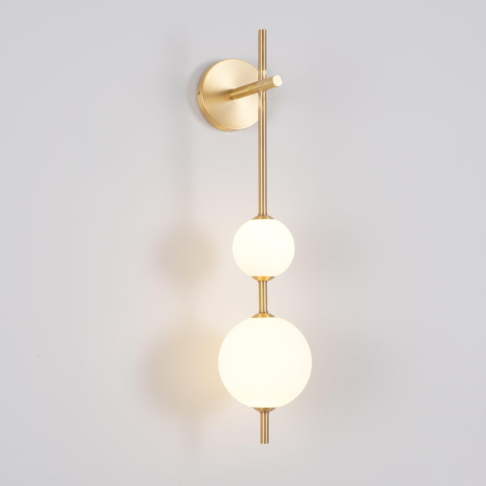 Cerin Vertical Globe Wall Lamp - Neutralighting