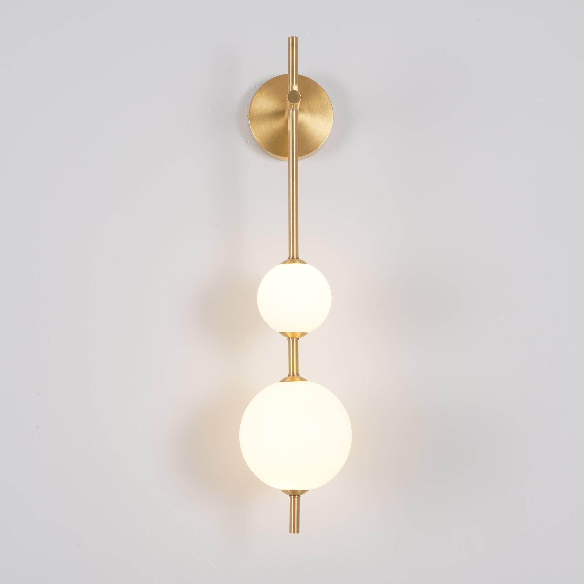 Cerin Vertical Globe Wall Lamp - Neutralighting