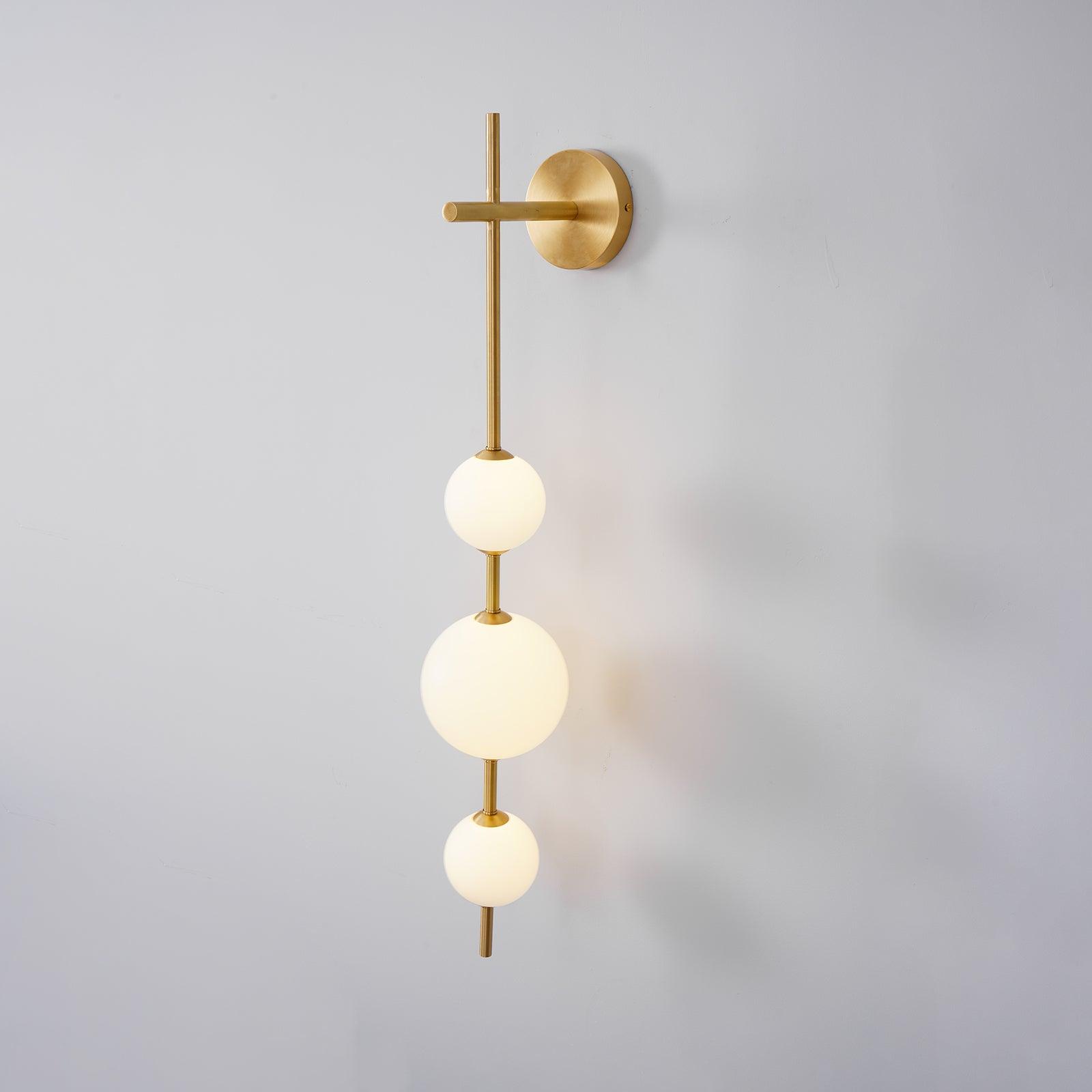 Cerin Vertical Globe Wall Lamp - Neutralighting