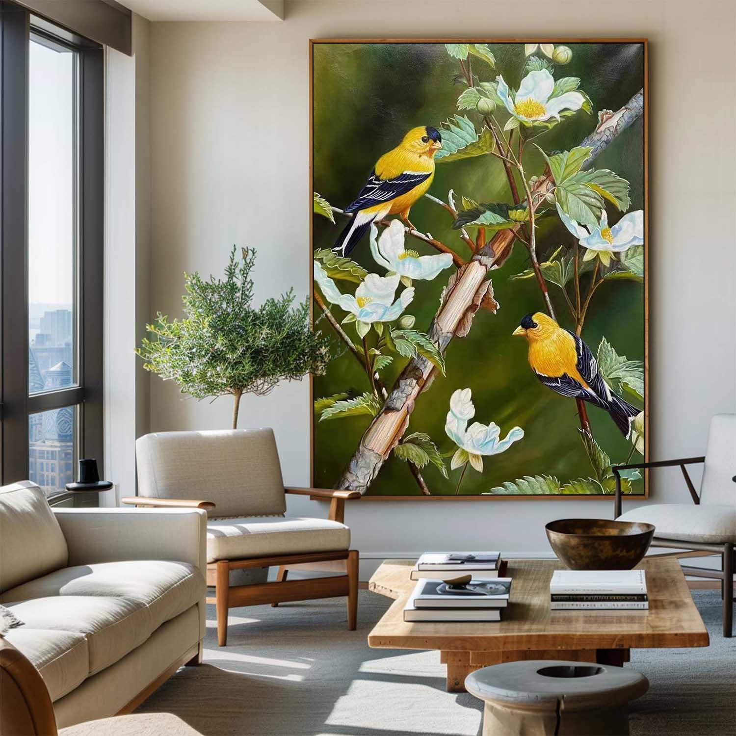Modern Hummingbird Art ABAV617 - Neutralighting