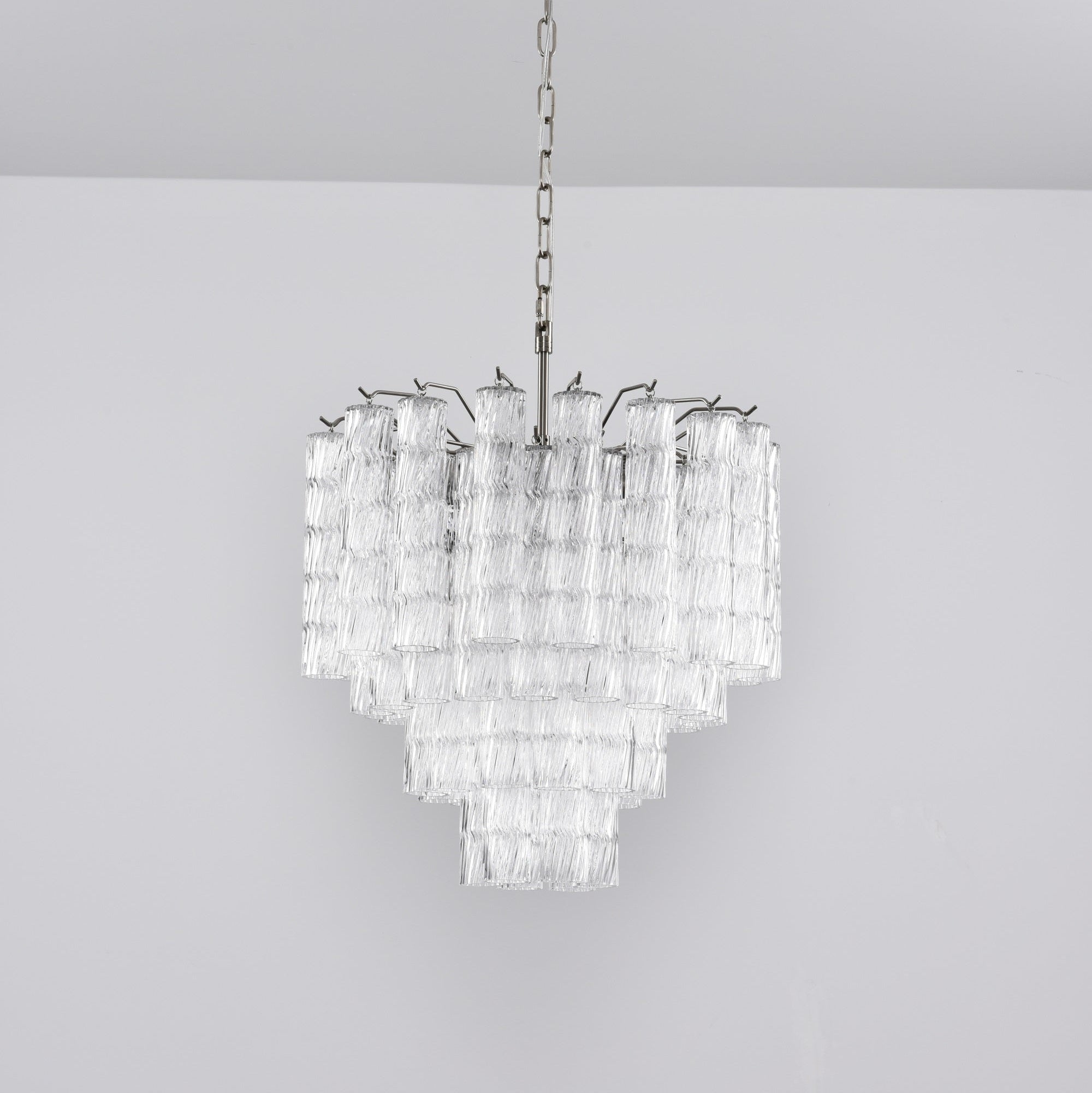 Aurora Chandelier Murano Glass Tiered Cascading Waves