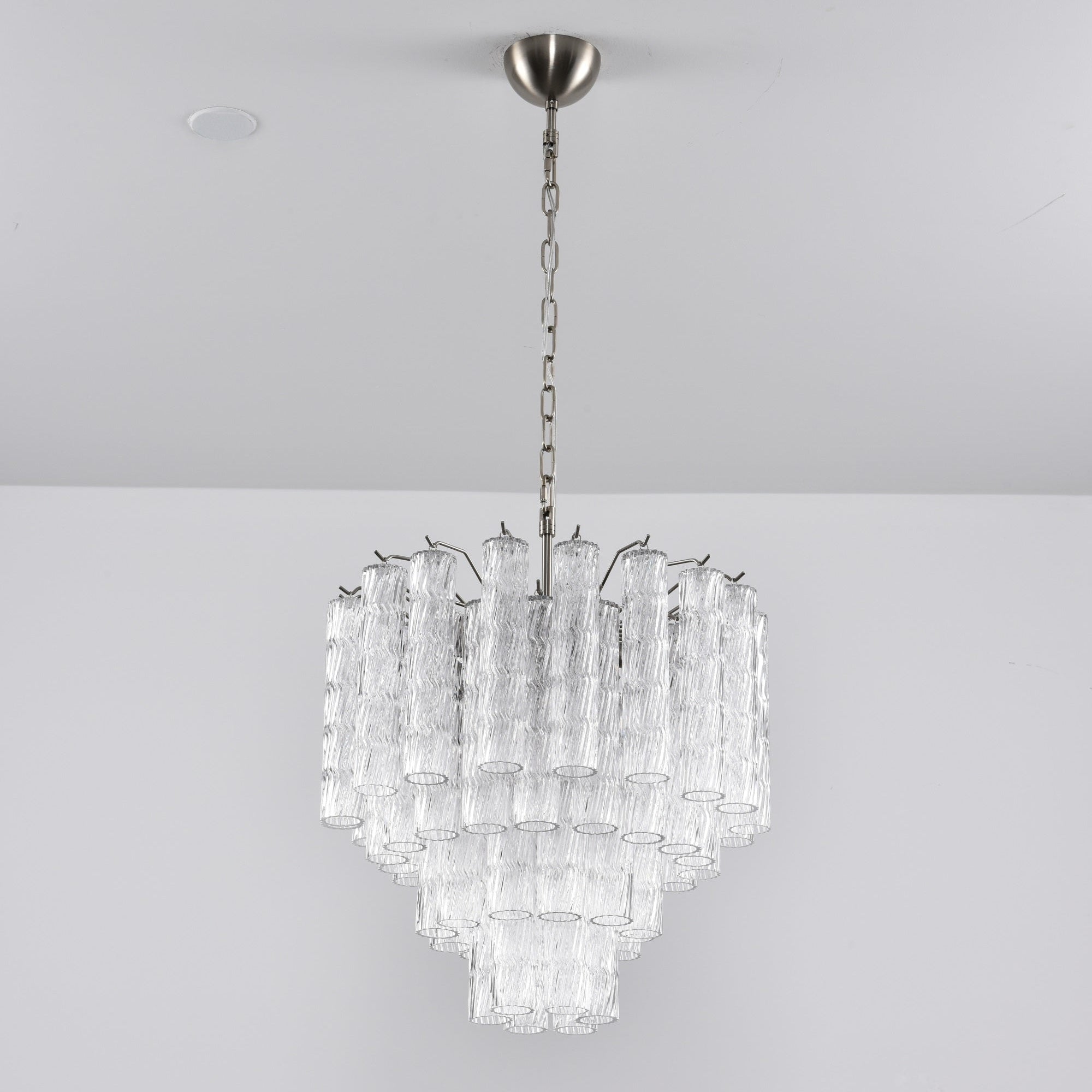 Aurora Chandelier Murano Glass Tiered Cascading Waves