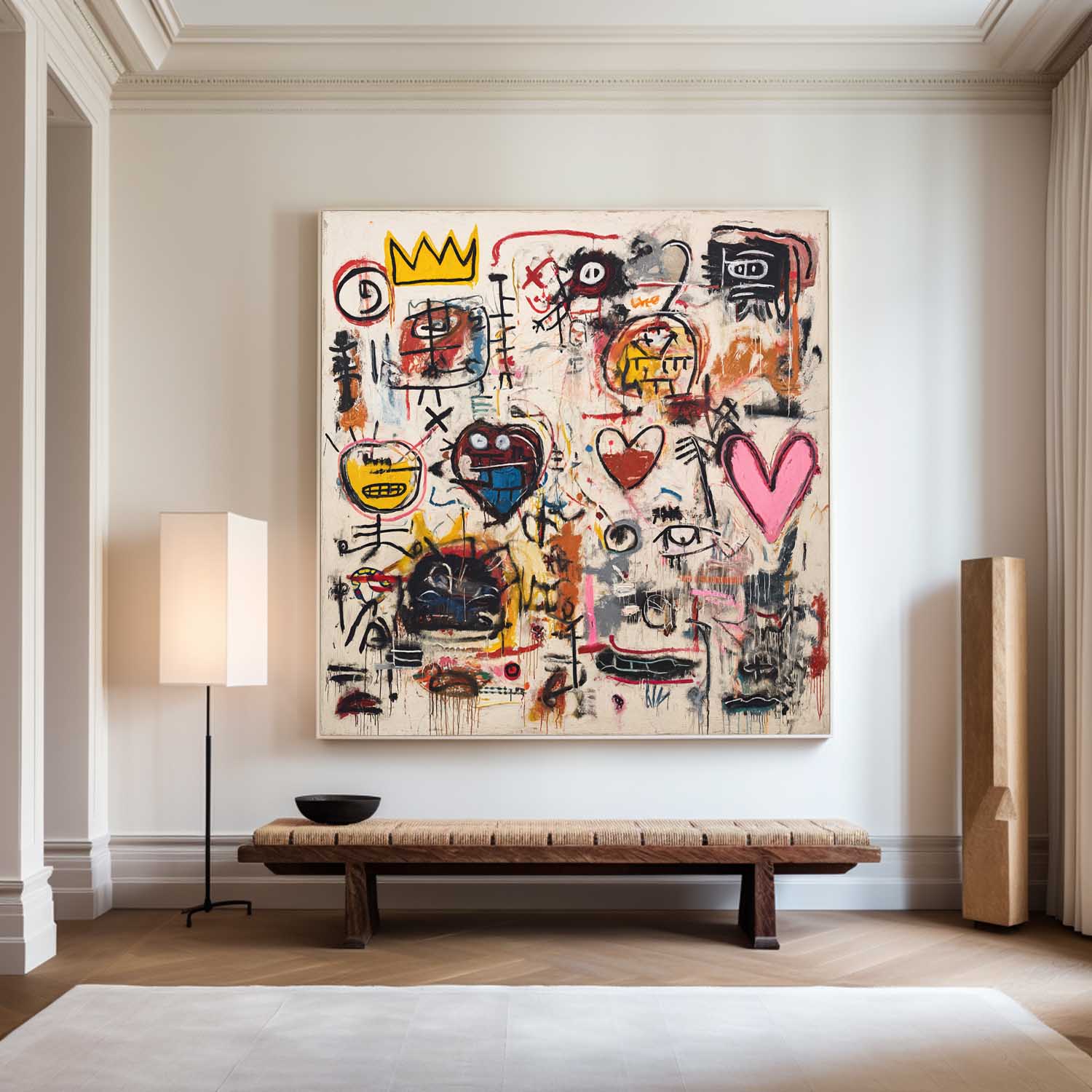 Modern Graffiti Texture Painting ABAS319 - Neutralighting