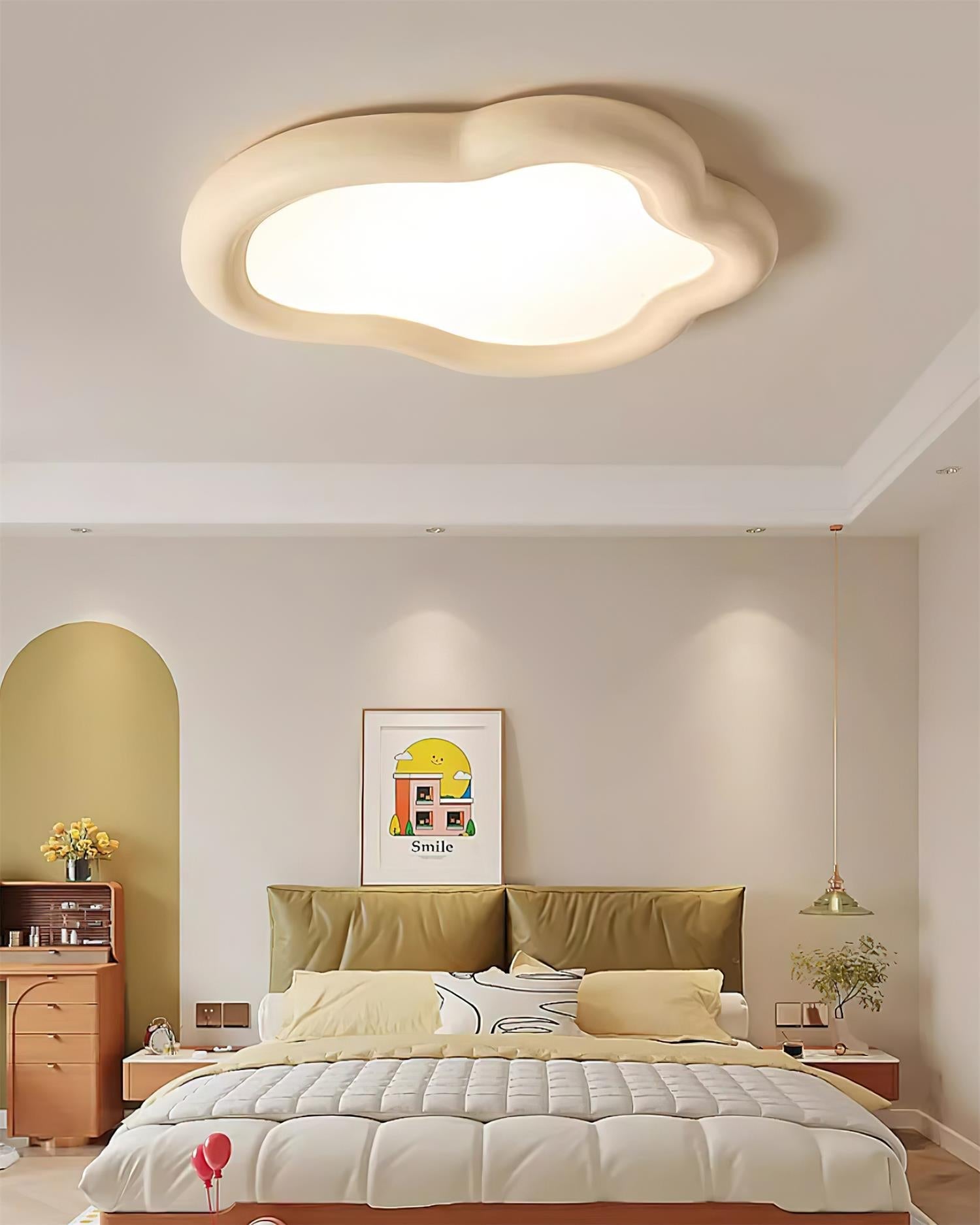 Blyno Wooden Cloud Ceiling Light - Neutralighting