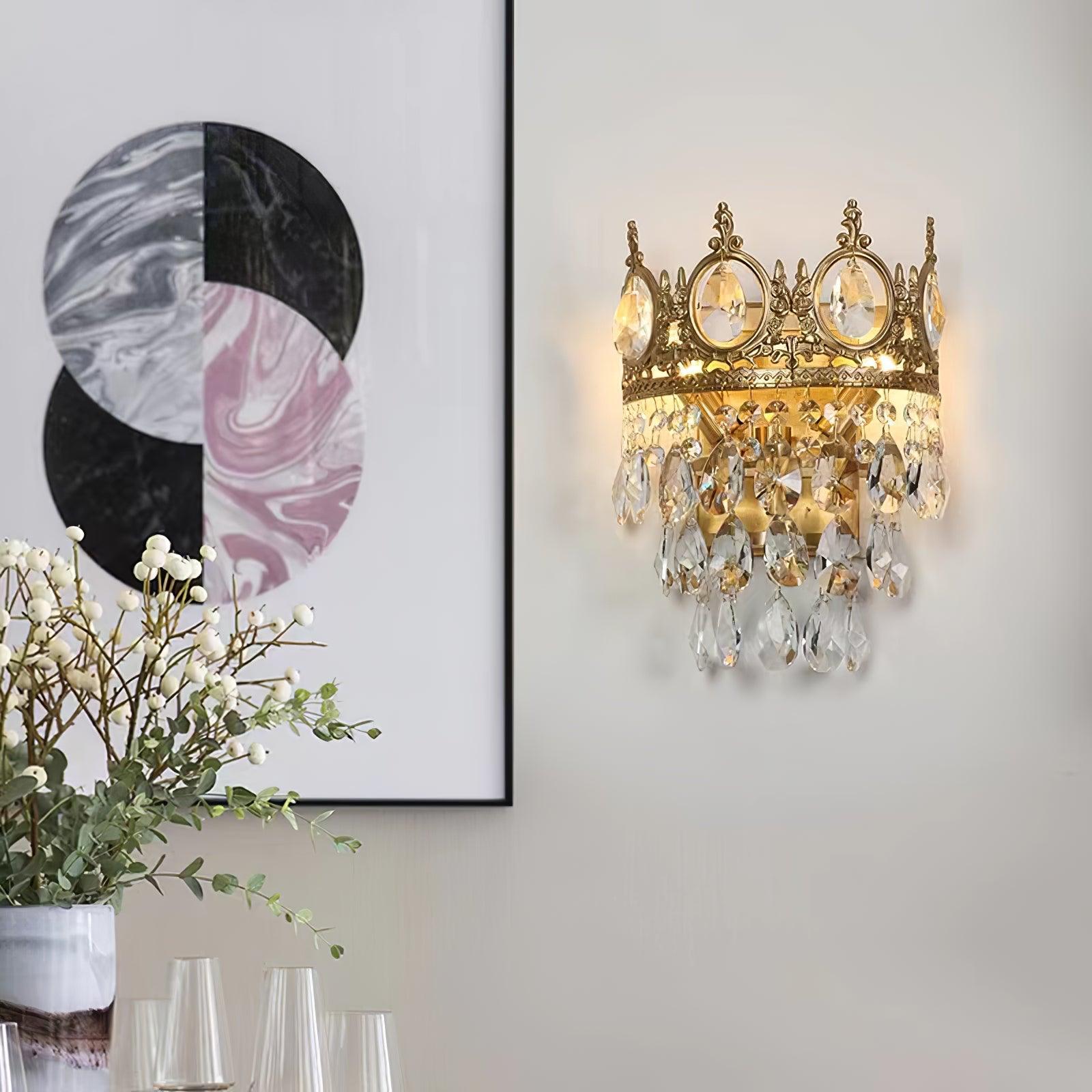 Ulliryra Vintage Crystal Wall Light - Neutralighting