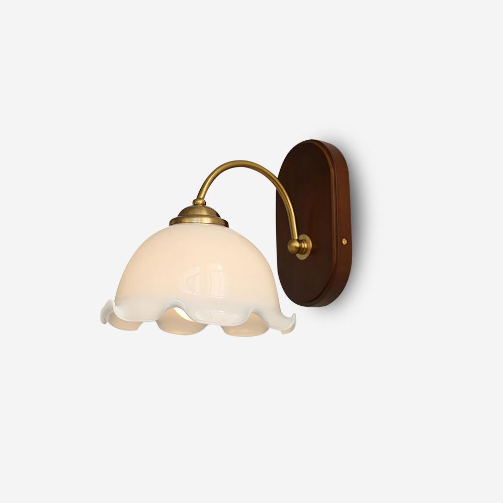 Esola White Glass Wall Lamp - Neutralighting