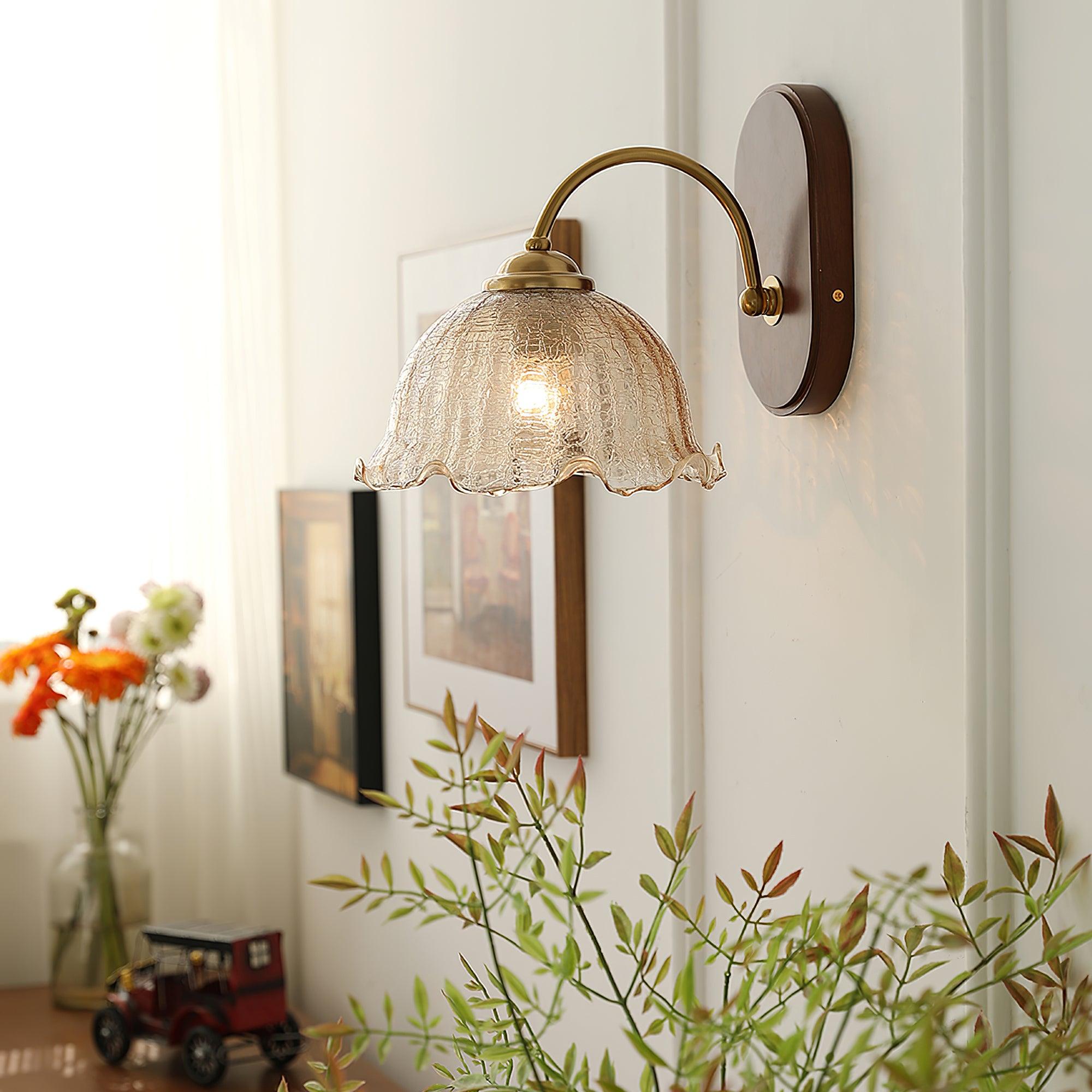 Esola White Glass Wall Lamp - Neutralighting