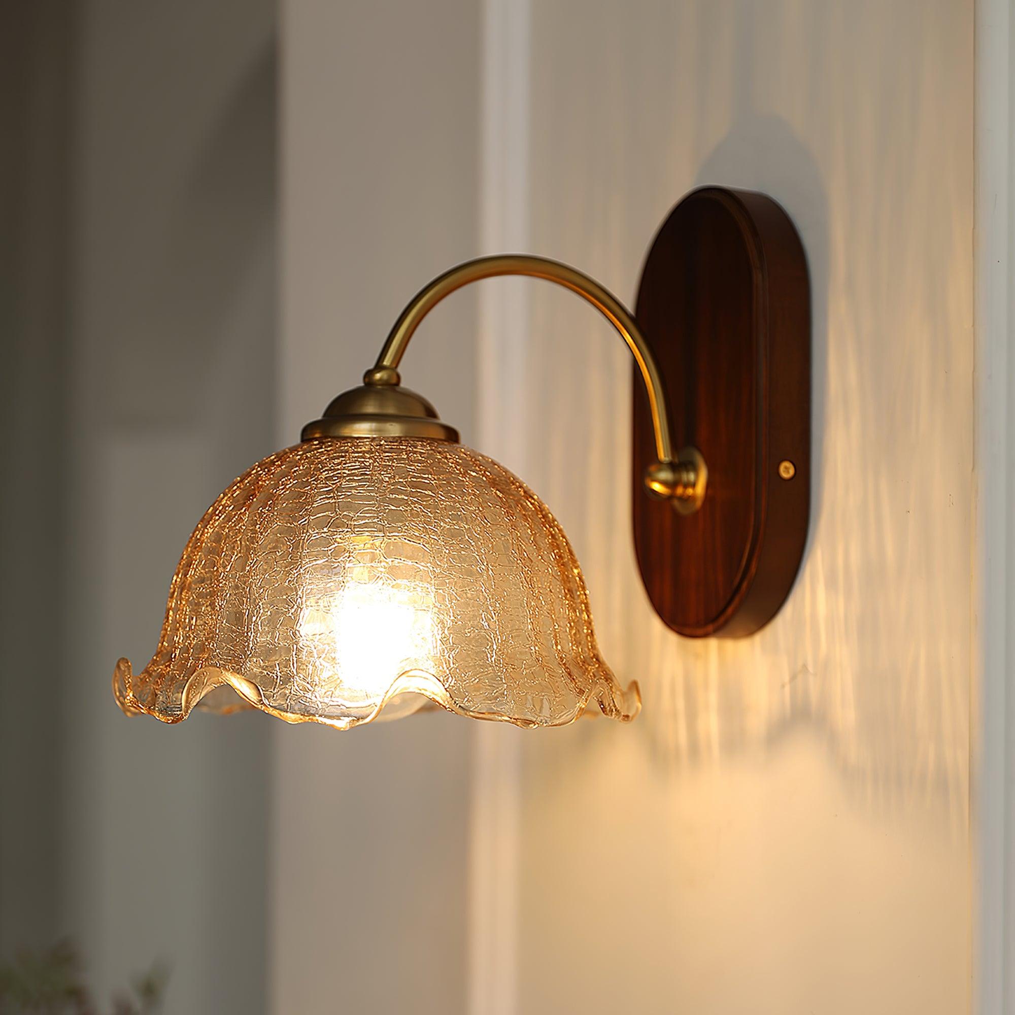 Esola White Glass Wall Lamp - Neutralighting
