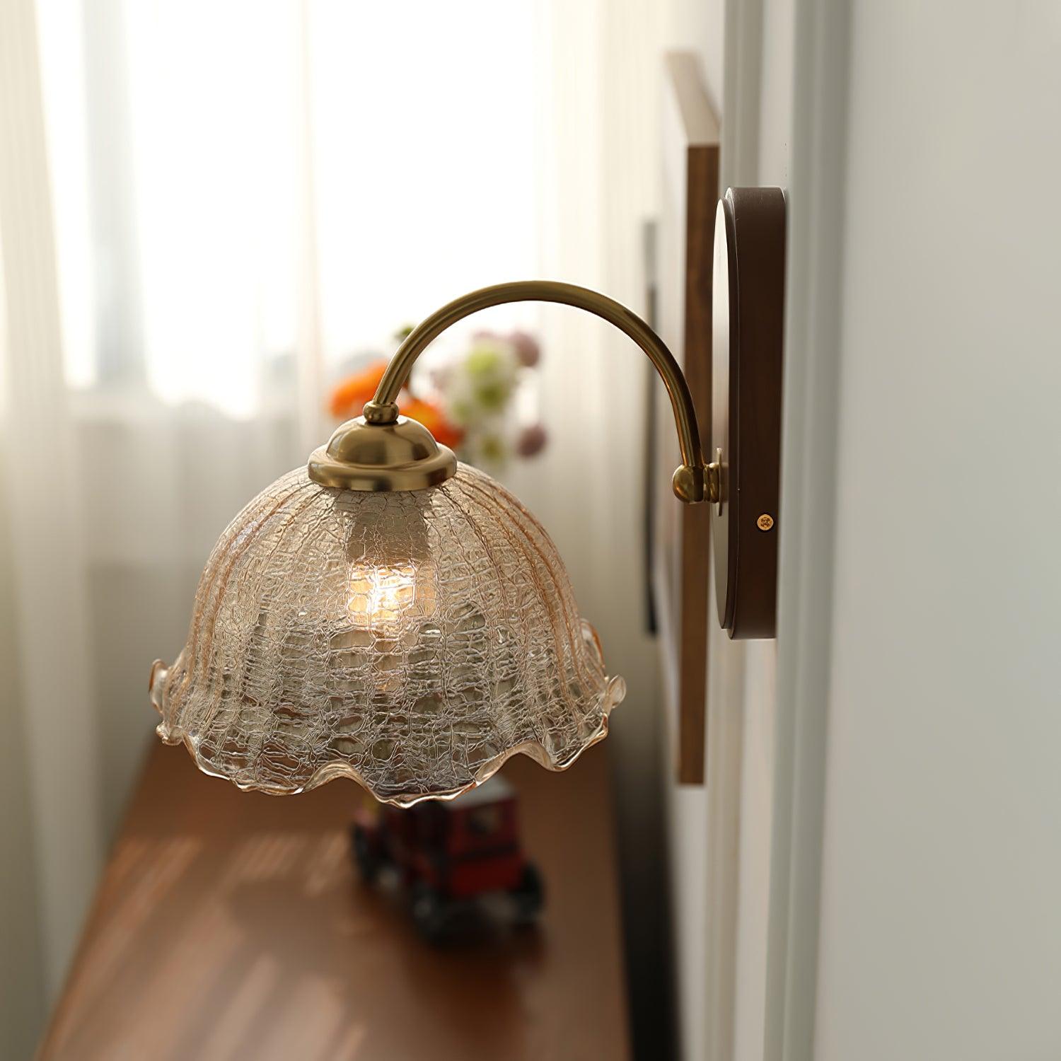 Esola White Glass Wall Lamp - Neutralighting