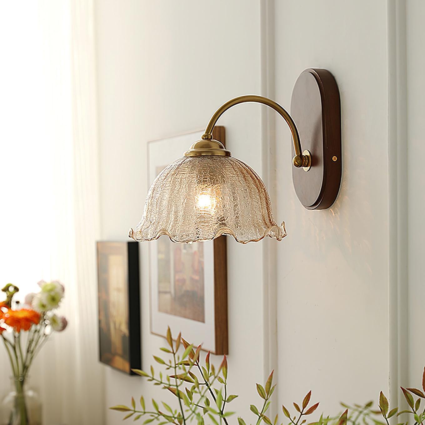 Esola White Glass Wall Lamp - Neutralighting