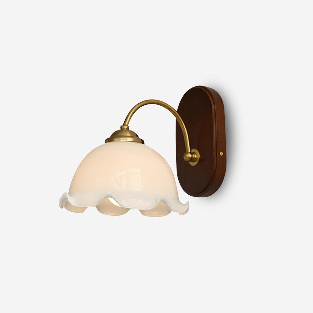 Esola White Glass Wall Lamp - Neutralighting