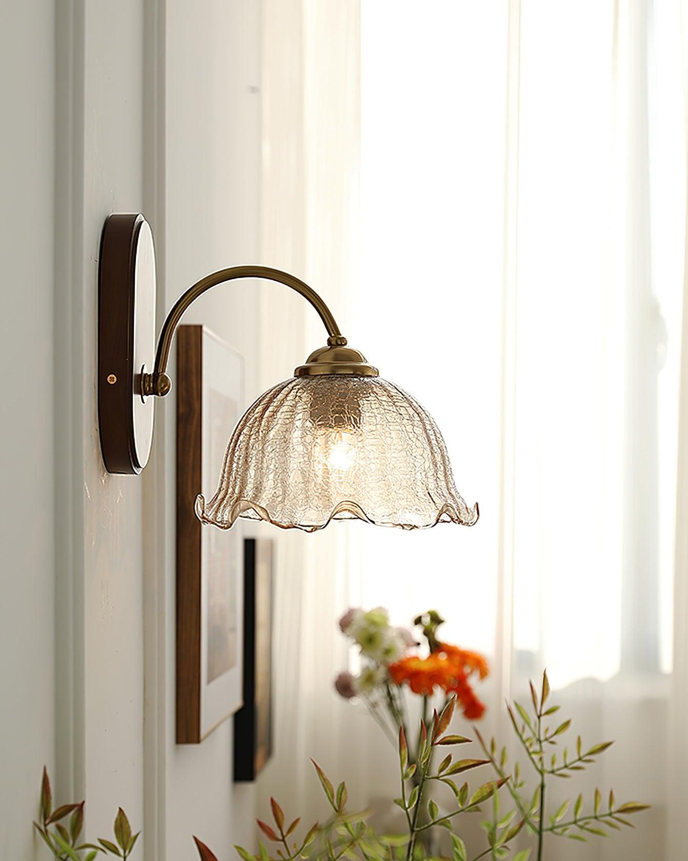 Esola White Glass Wall Lamp - Neutralighting