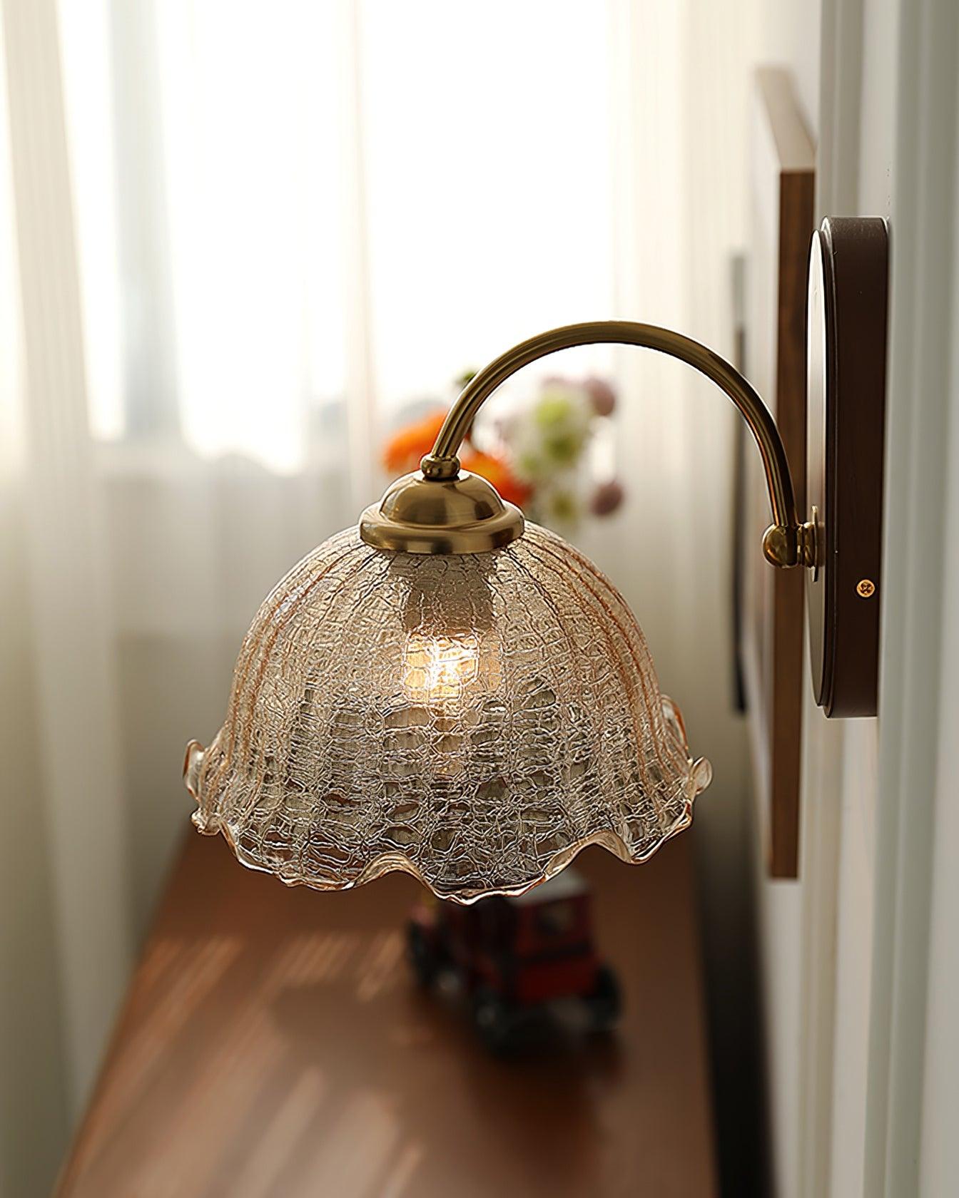 Esola White Glass Wall Lamp - Neutralighting