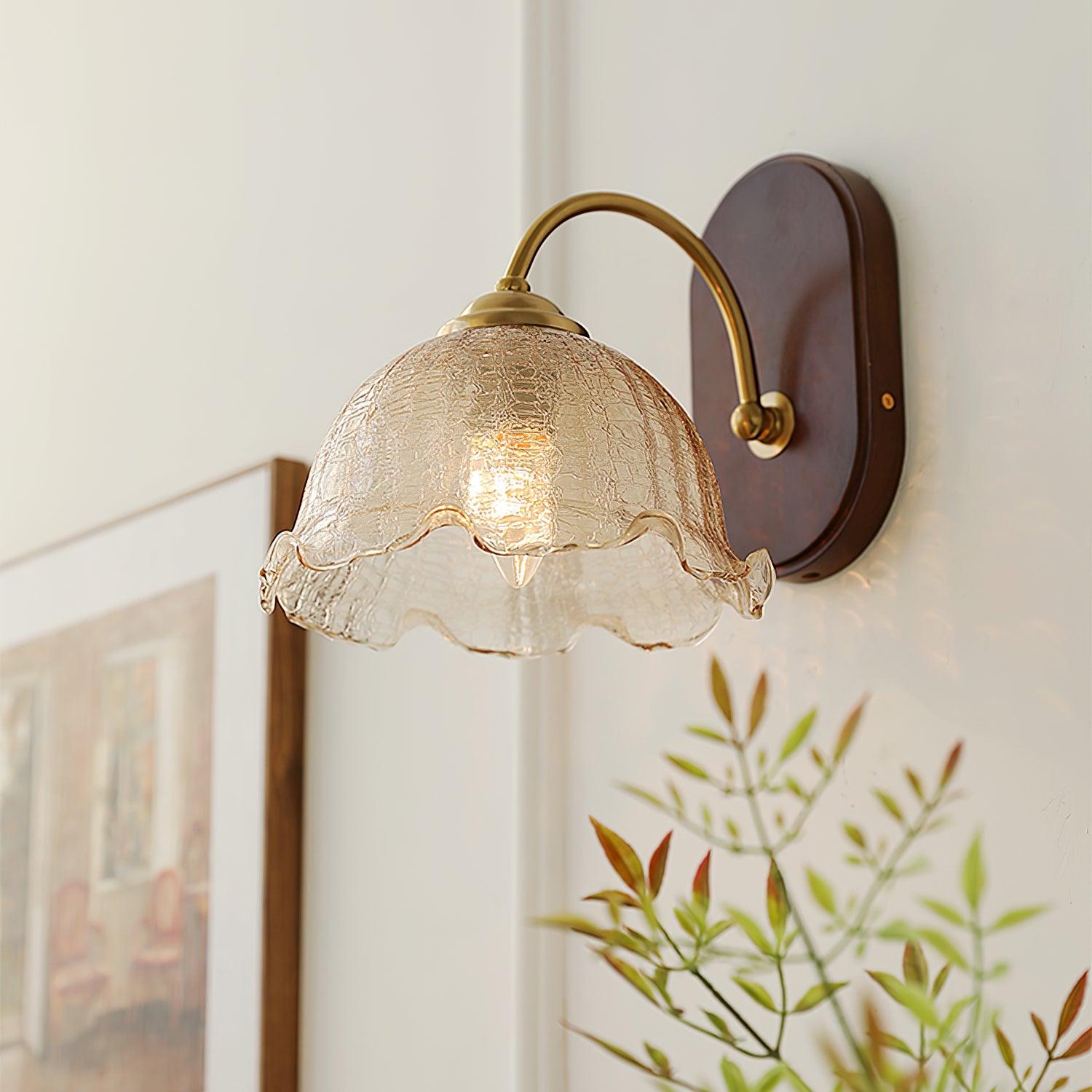 Esola White Glass Wall Lamp - Neutralighting