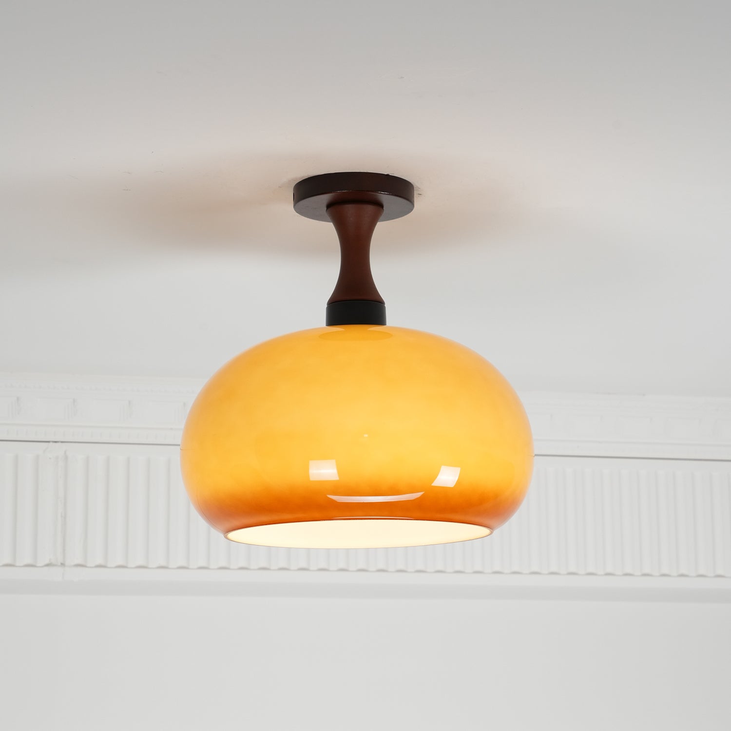 Liora Amber Glass Ceiling Light - Neutralighting