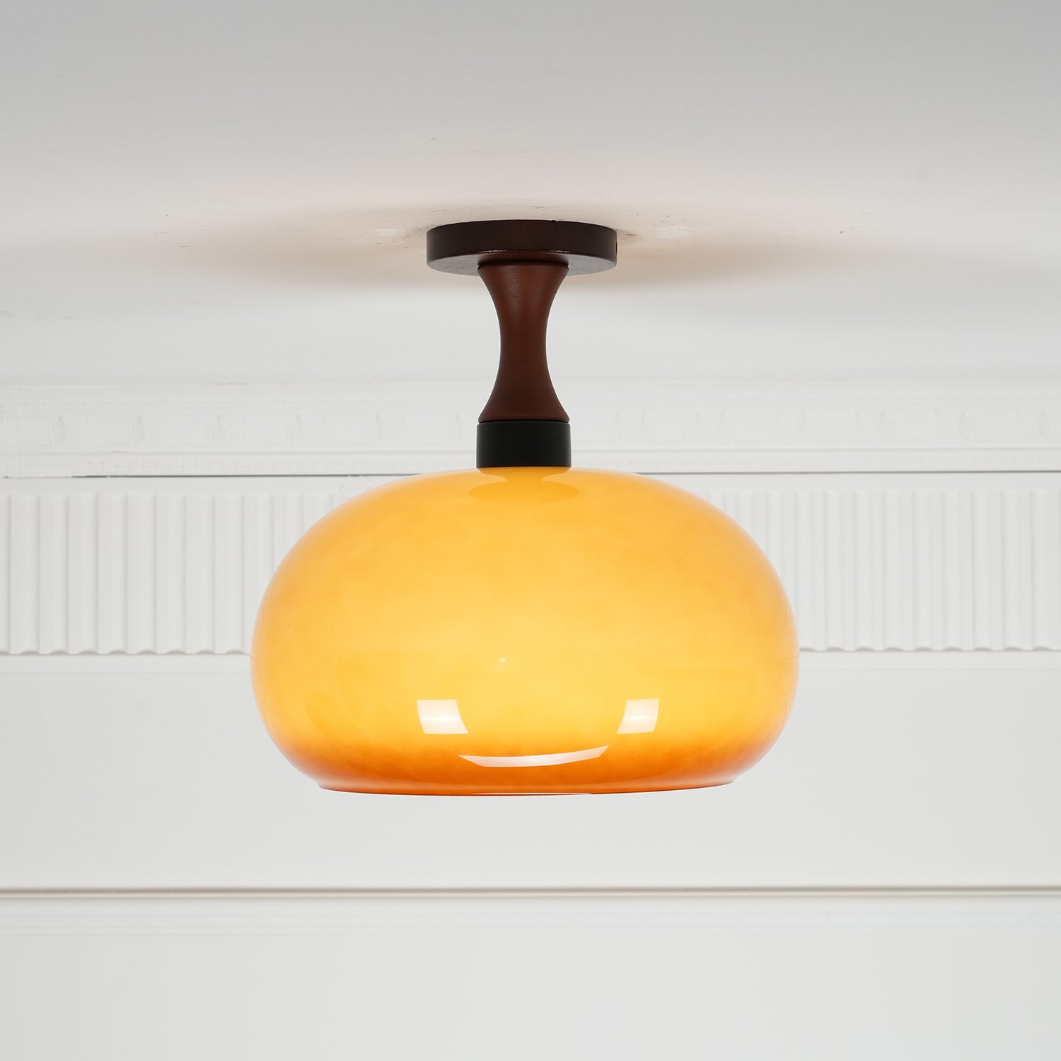 Liora Amber Glass Ceiling Light - Neutralighting