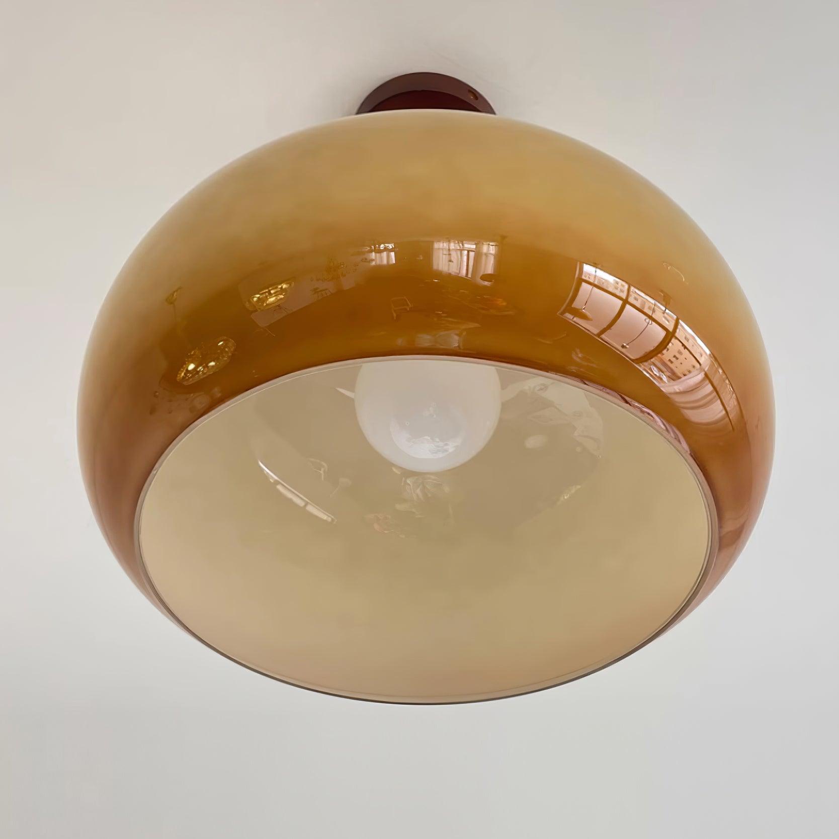 Liora Amber Glass Ceiling Light - Neutralighting