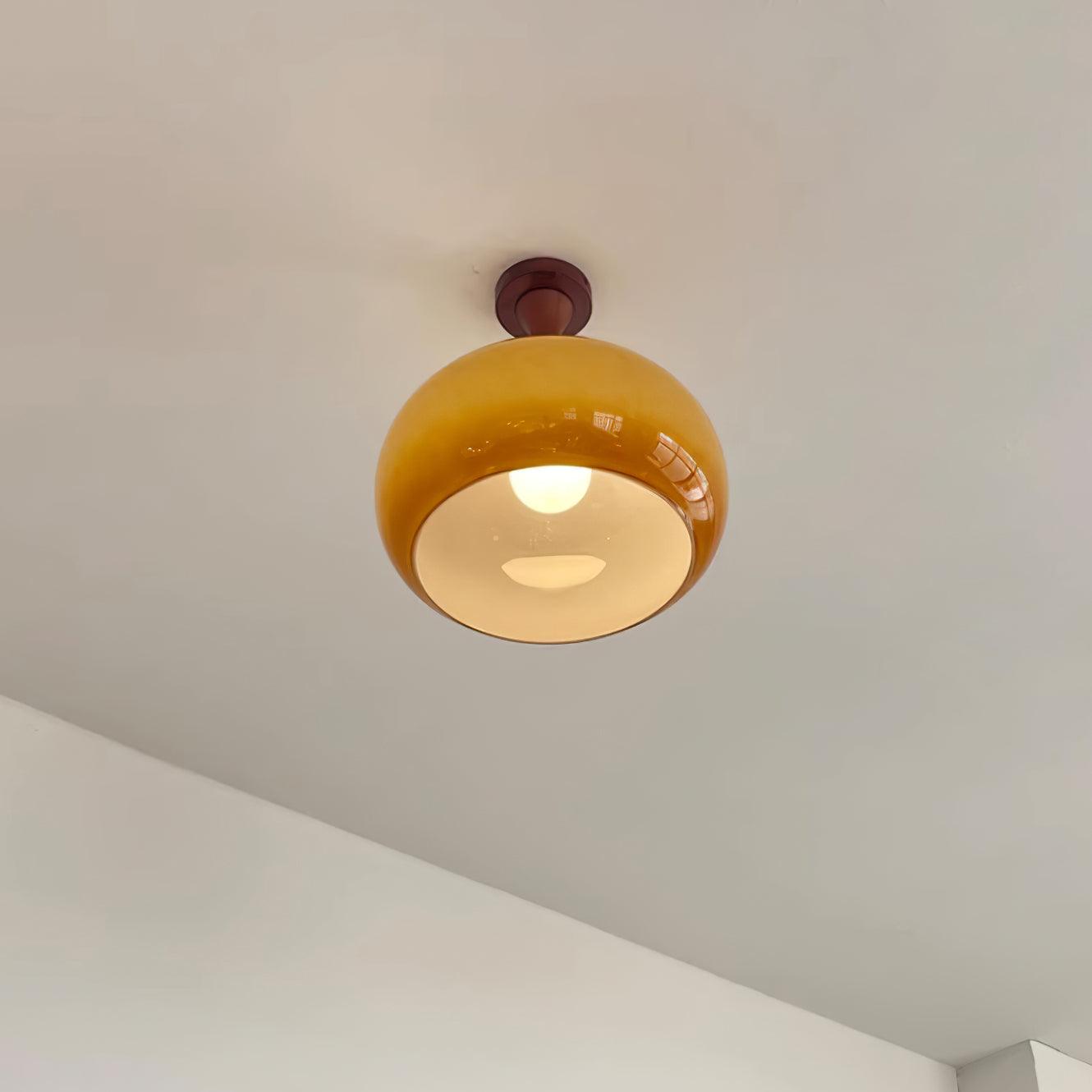 Liora Amber Glass Ceiling Light - Neutralighting