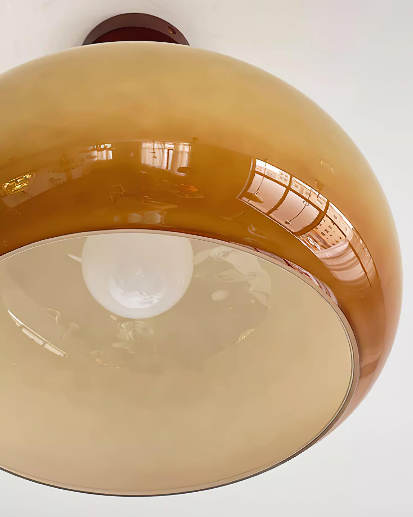 Liora Amber Glass Ceiling Light - Neutralighting