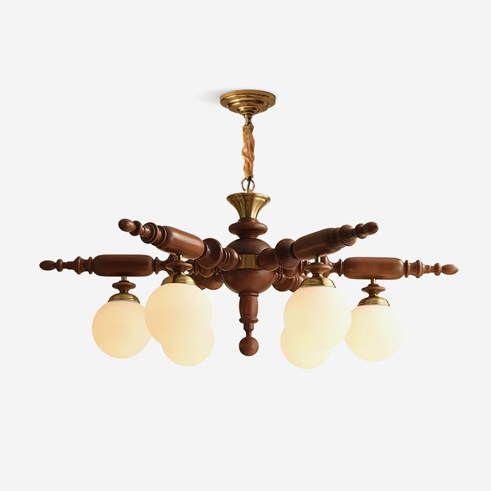 Juvian Wooden Chandelier - Neutralighting