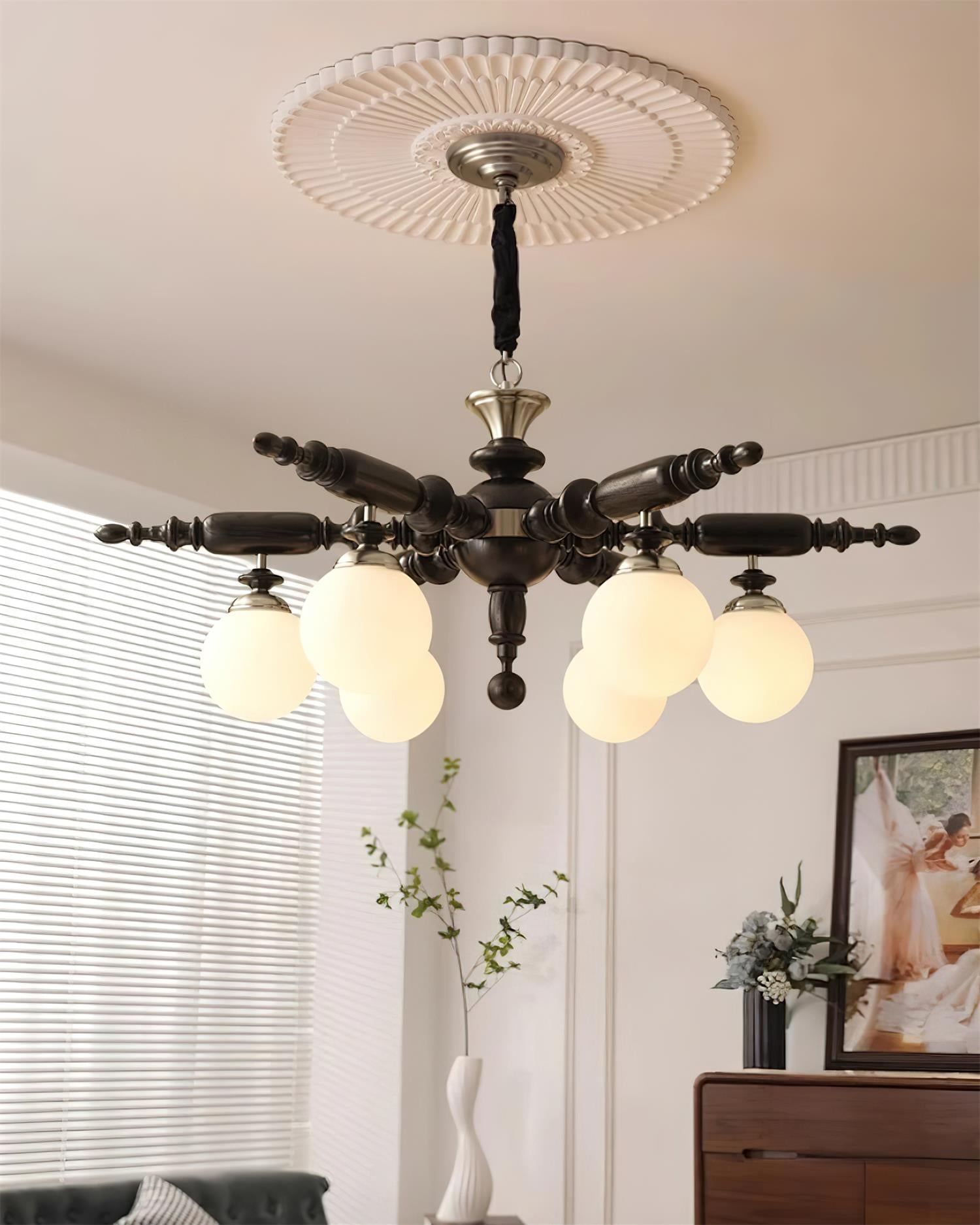 Juvian Wooden Chandelier - Neutralighting
