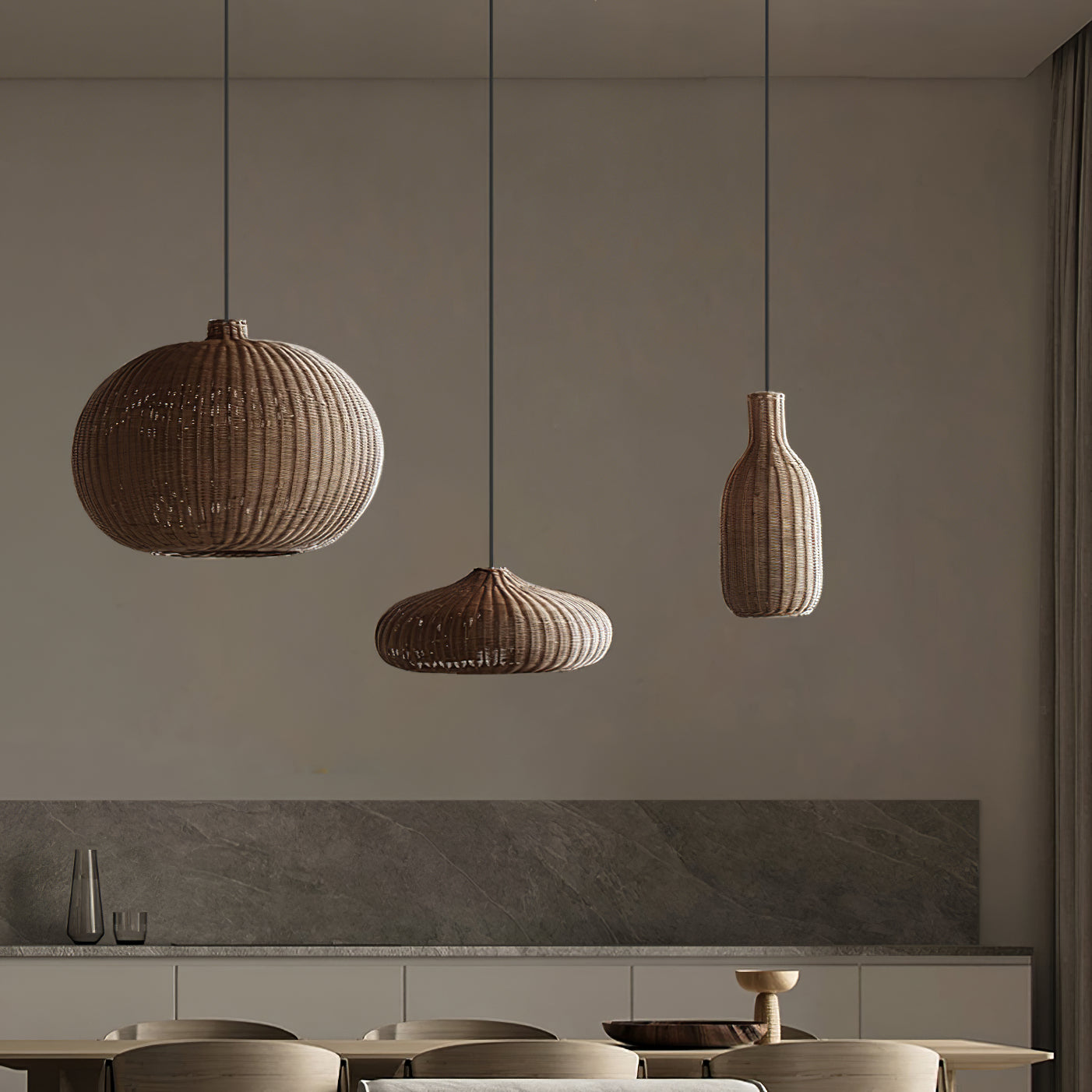 Savana Rattan Pendant Light - Neutralighting
