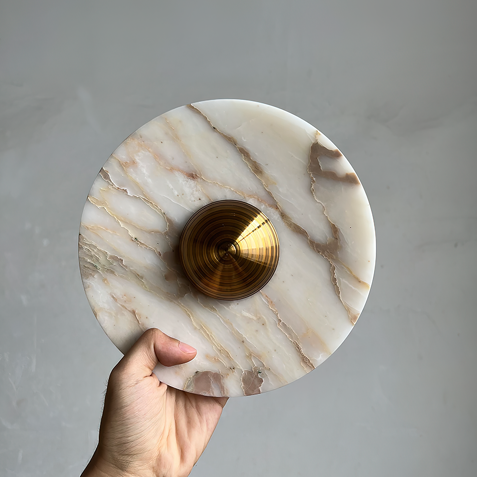 Wall Lamp Marble Disc LED Modern Light Fixture Multiple Colors - Neutralighting