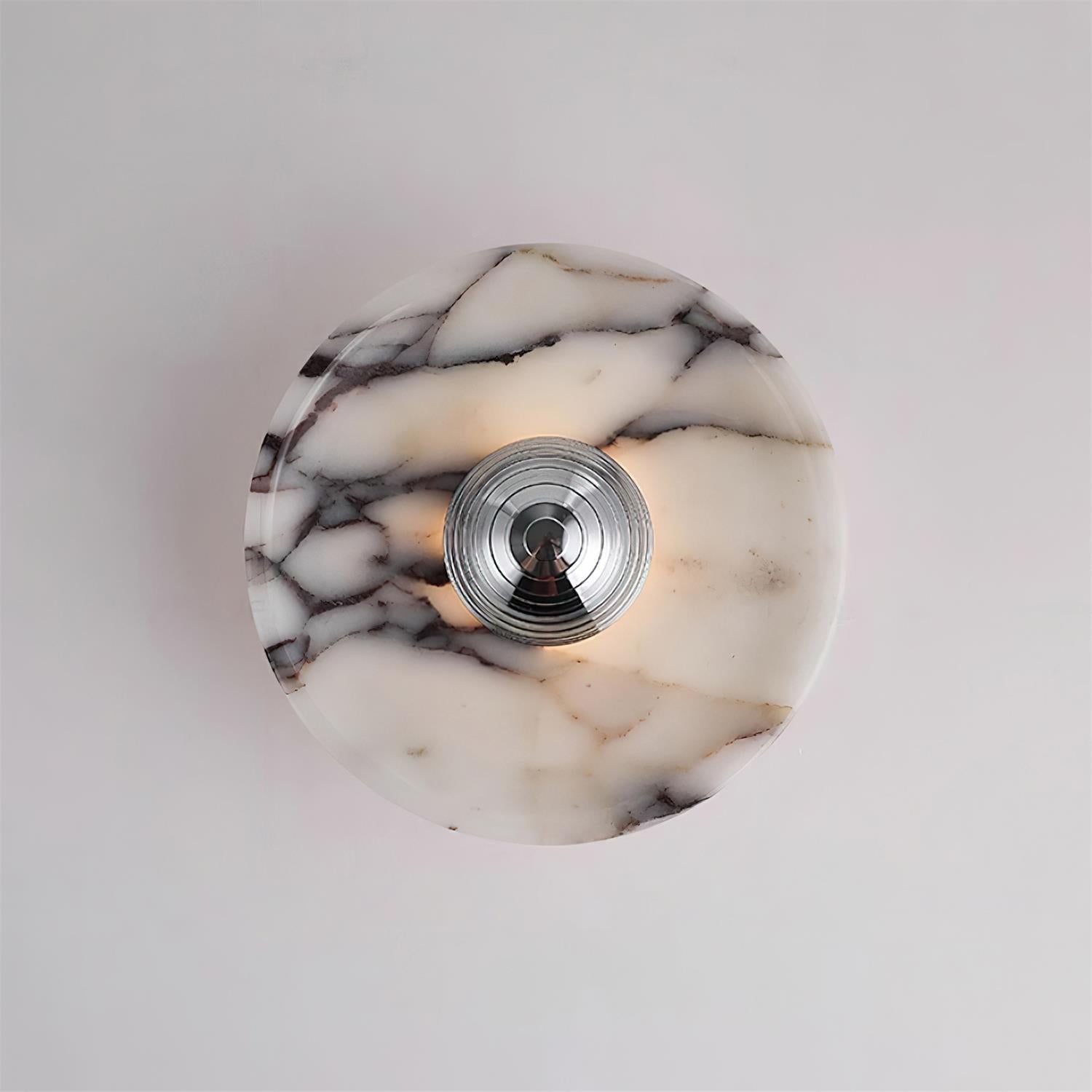 Wall Lamp Marble Disc LED Modern Light Fixture Multiple Colors - Neutralighting