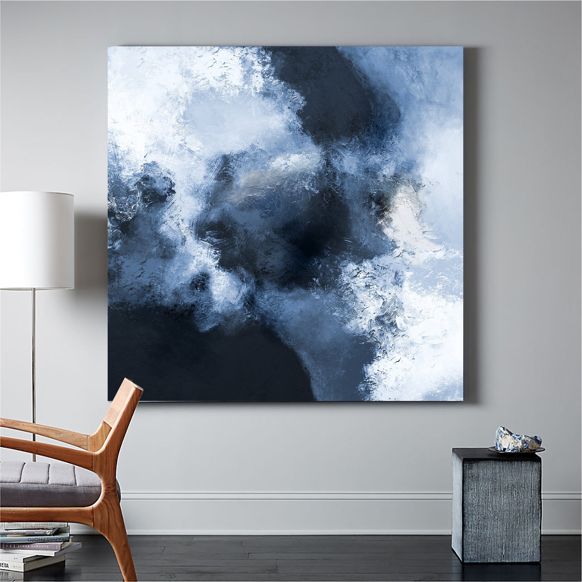Blue Abstract Art