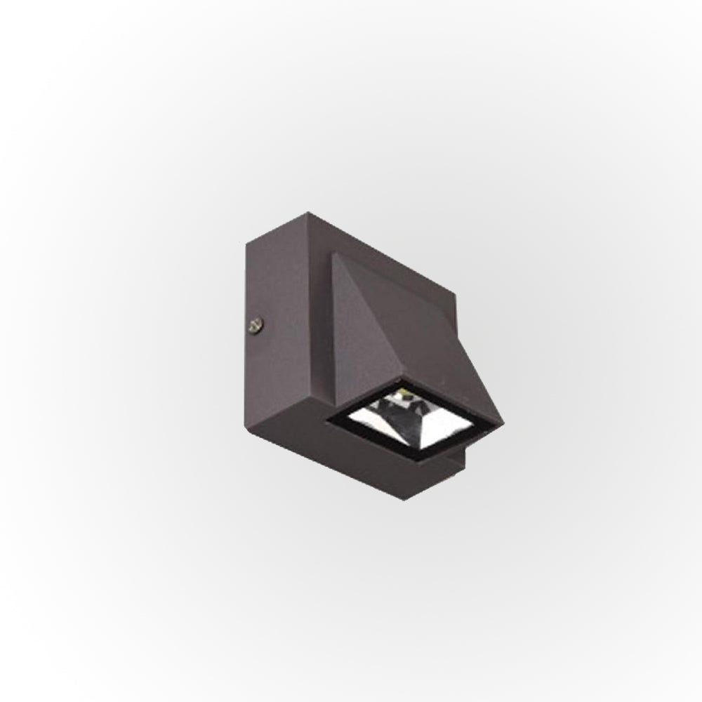 Vexto Modern Black Metal LED Outdoor Wall Lamp