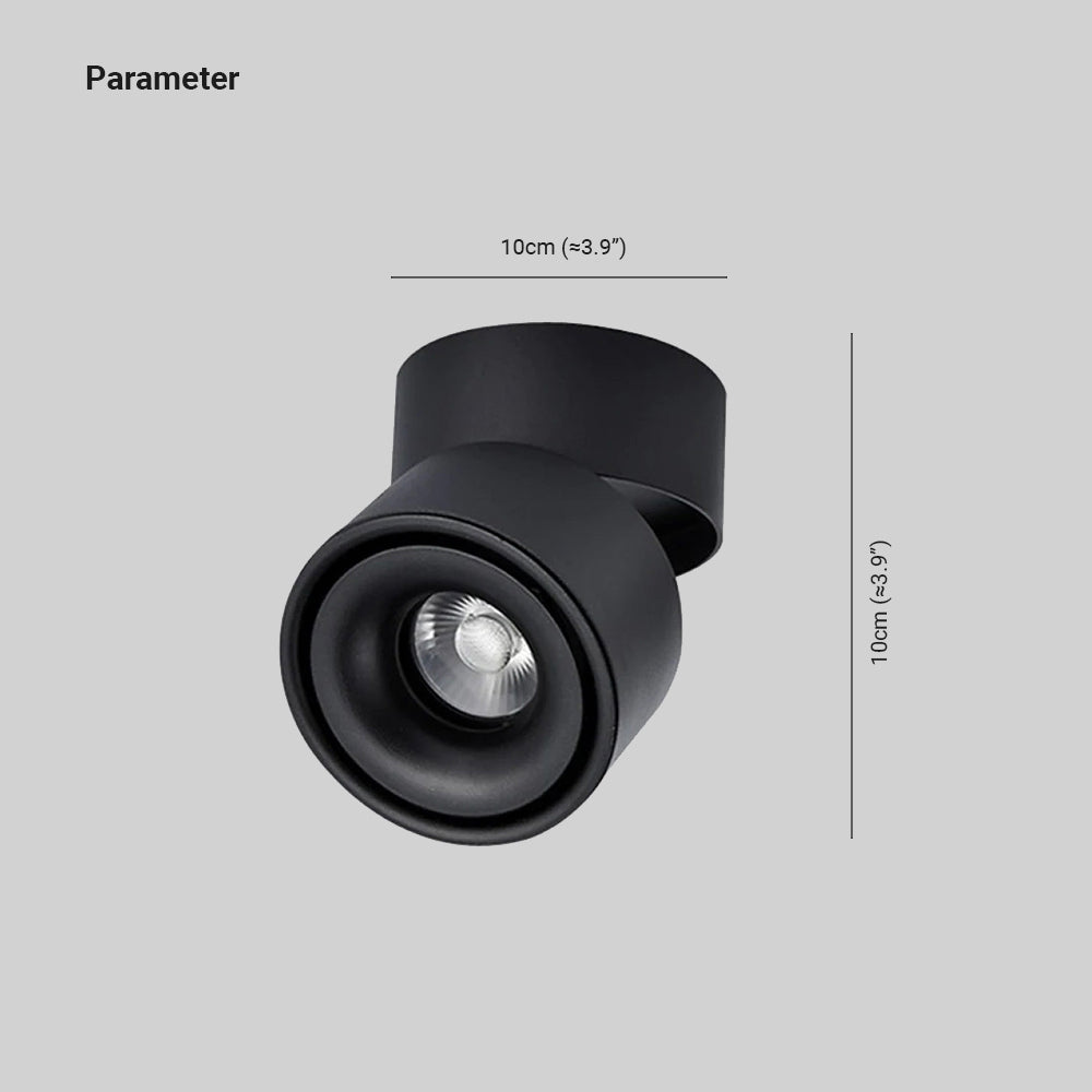 Thyn Round Rotatable Ceiling Light Spotlight - Neutralighting